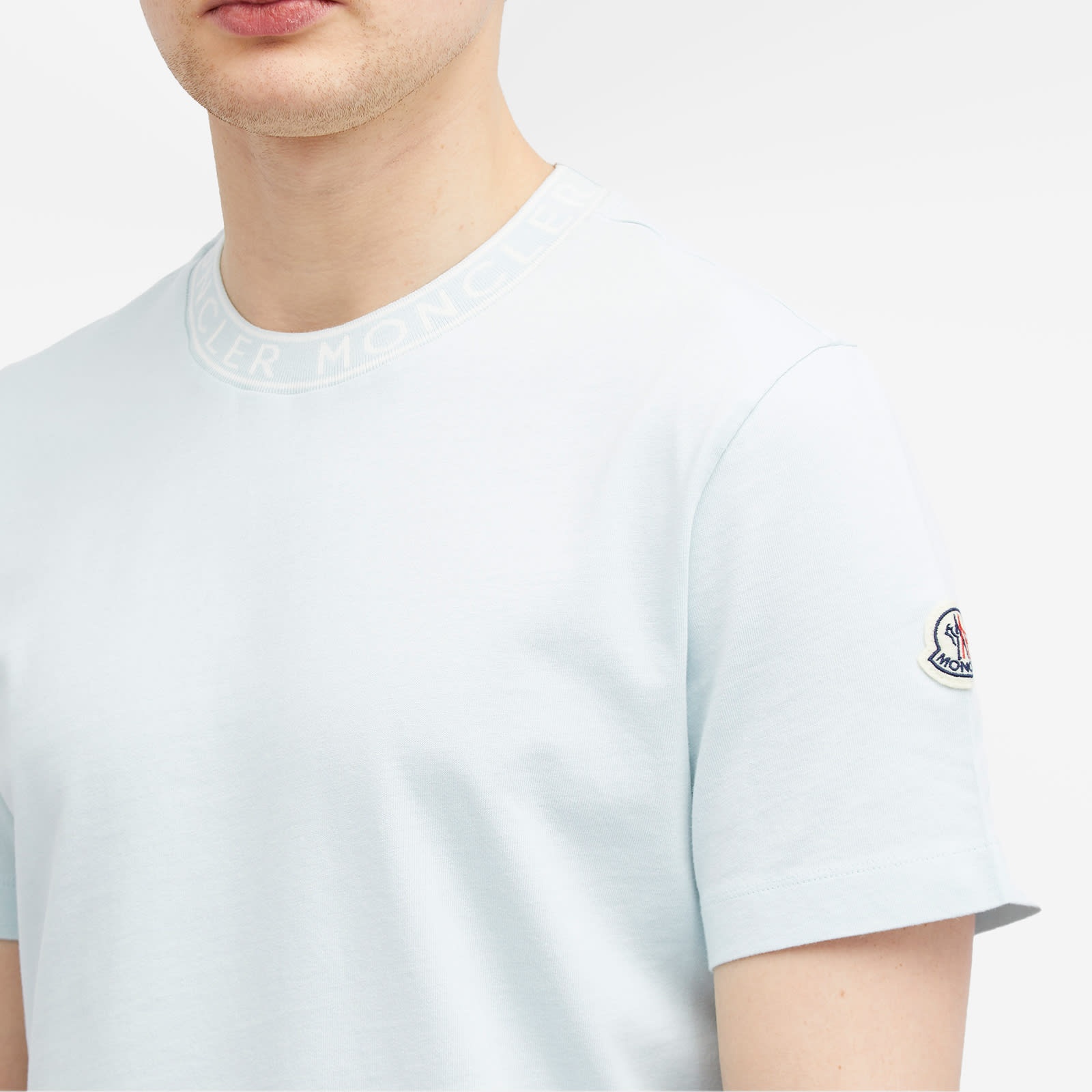 Moncler Collar Logo T-Shirt - 5