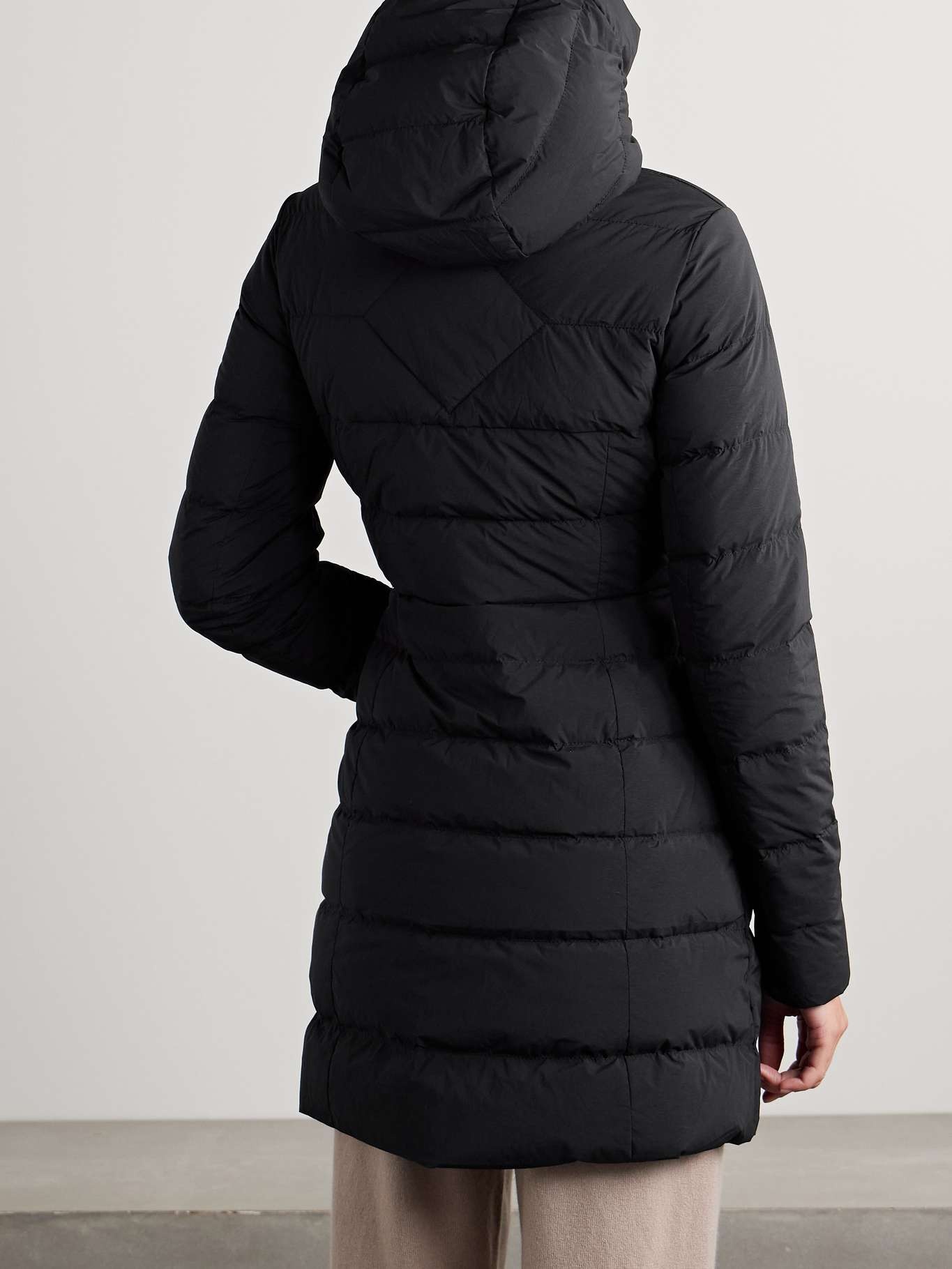 Clair hooded quilted Aira down coat - 4