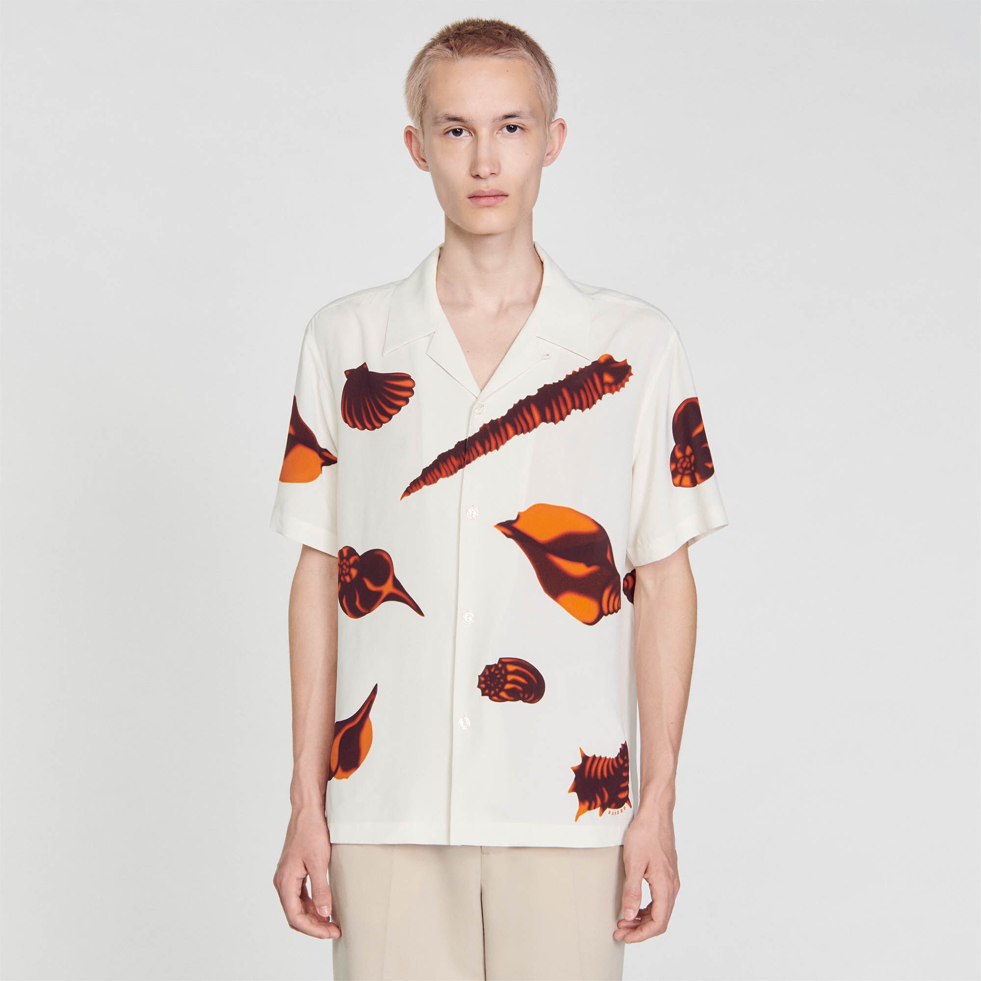 SEASHELL PATTERN SHIRT - 5
