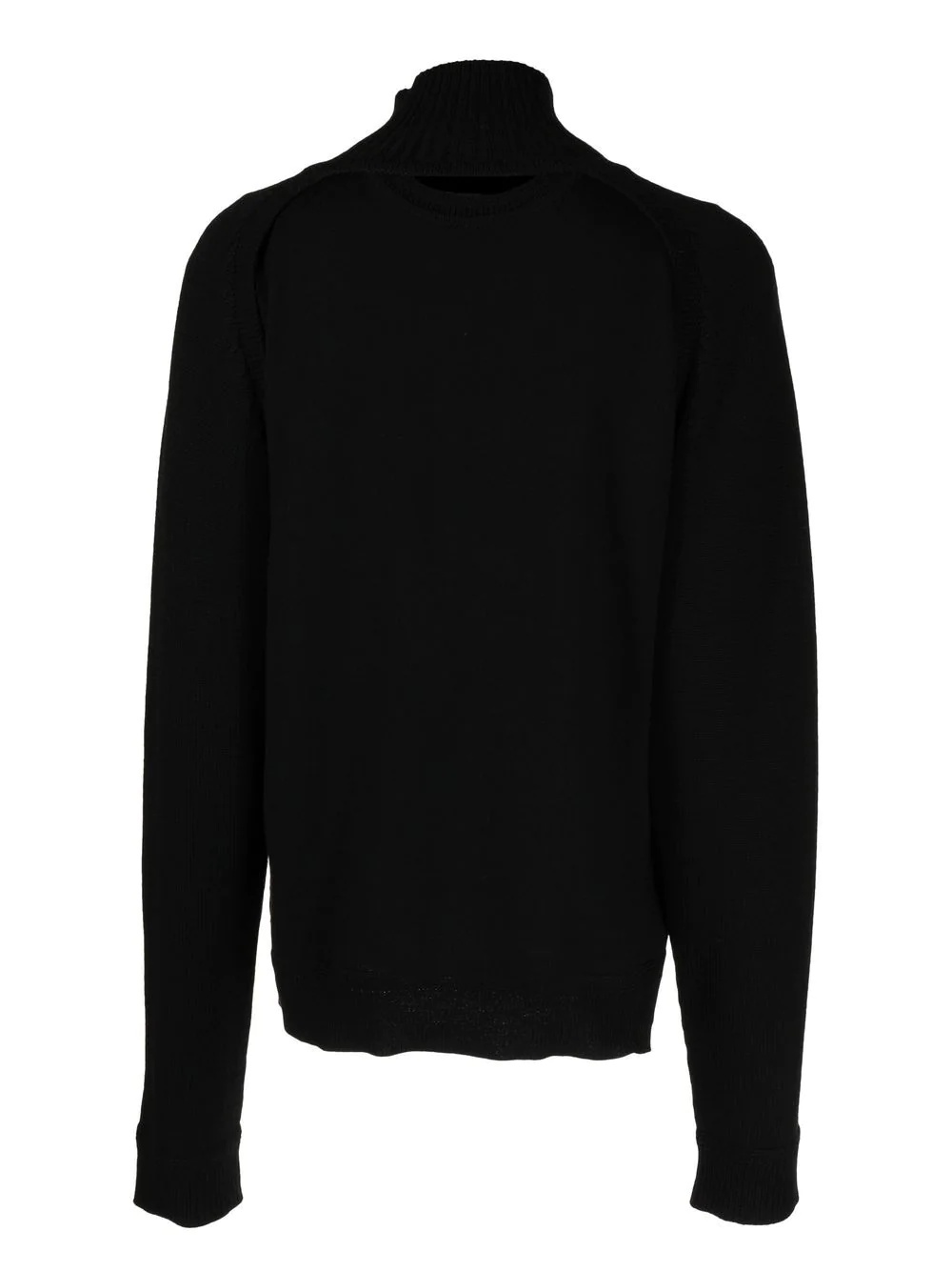 high-neck knitted top - 2