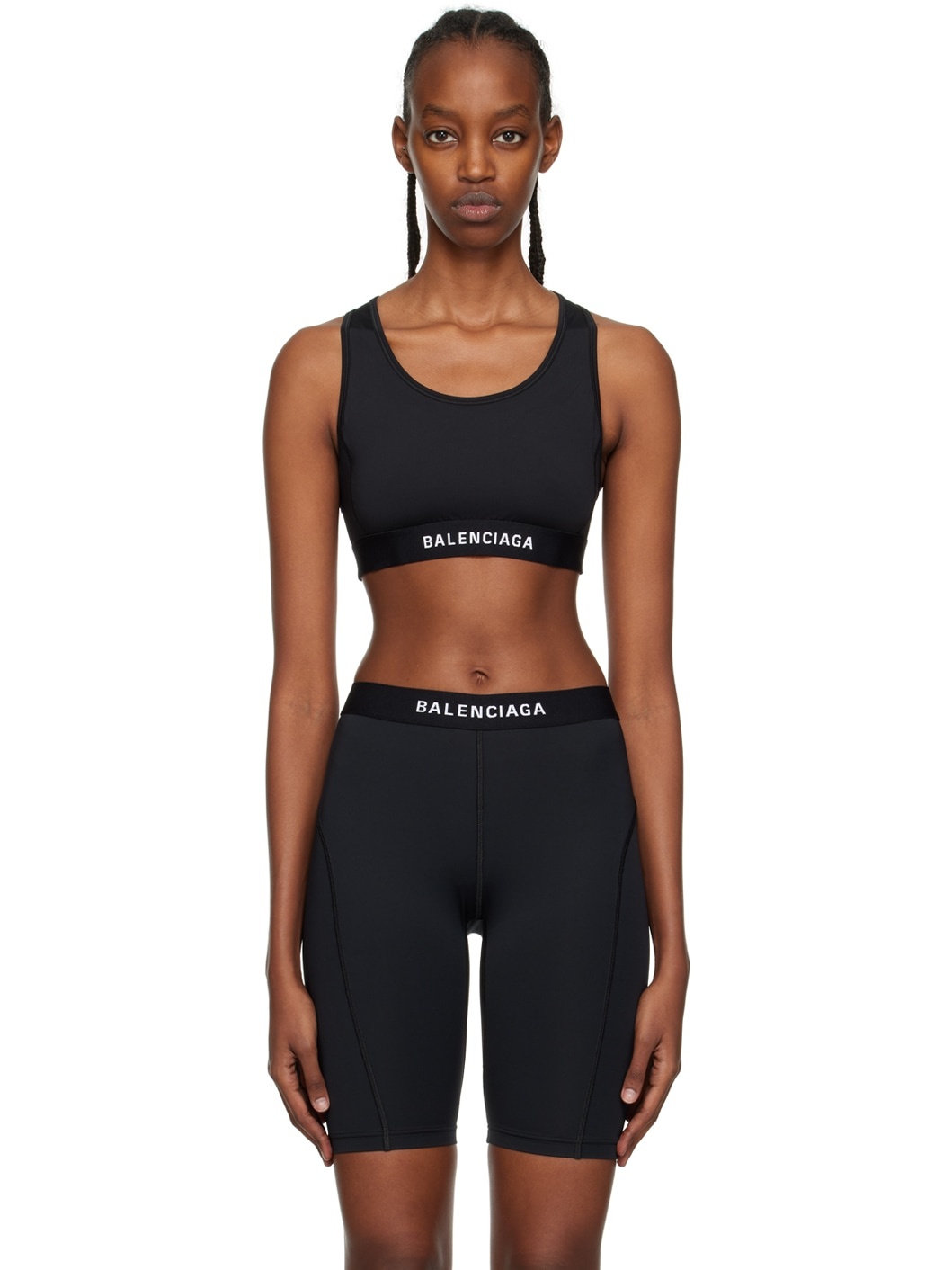 Women's 3b Sports Icon Athletic Sports Bra in Black