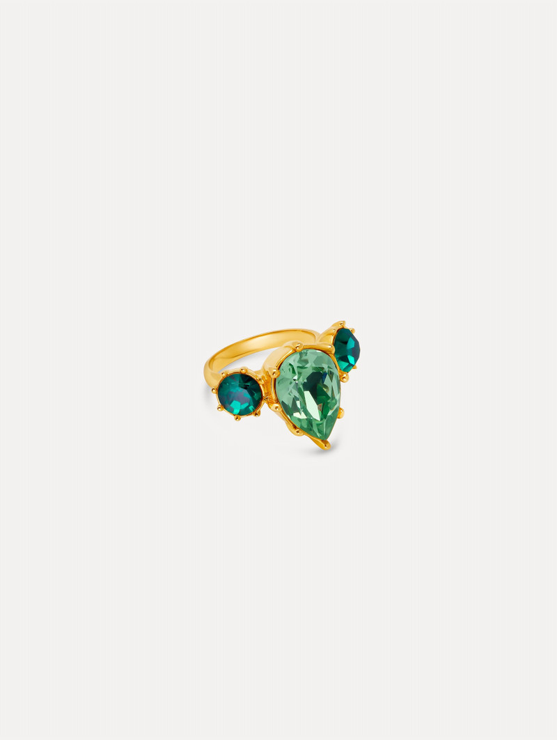 FACETED CRYSTAL RING 1