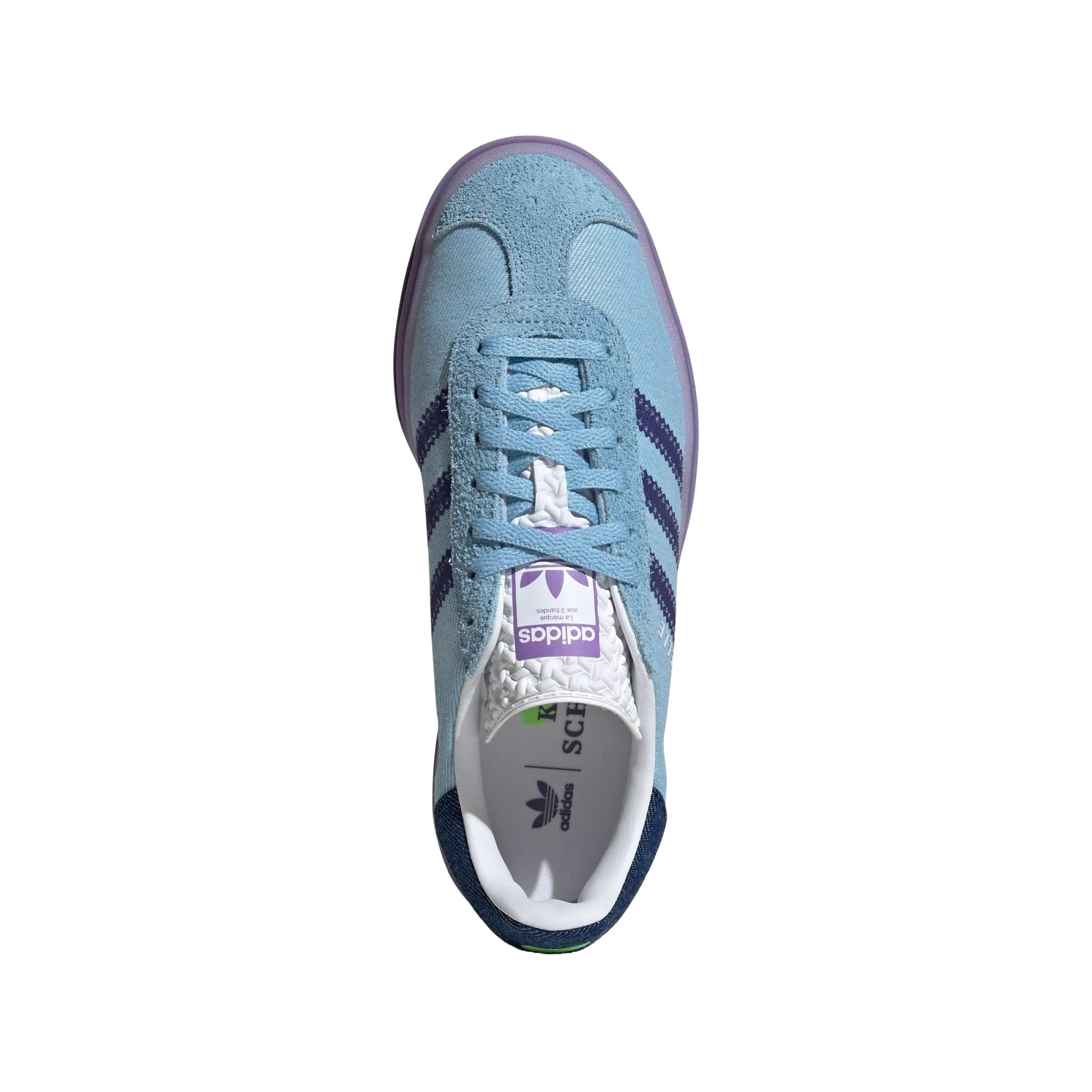 (WMNS) adidas x KseniaSchnaider Gazelle Bold 'Denim Purple' IG4339 - 5