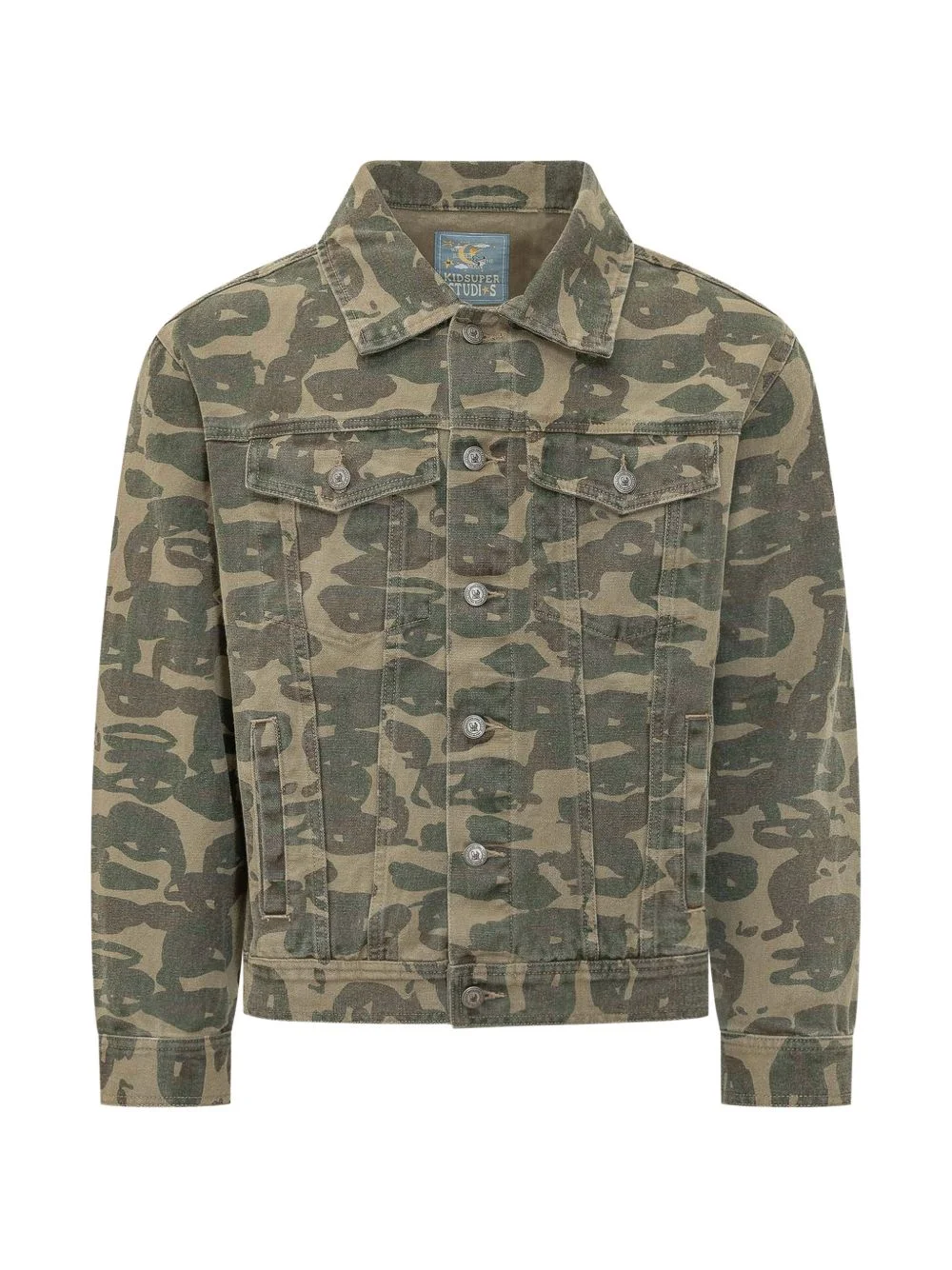 camouflage button jacket - 1