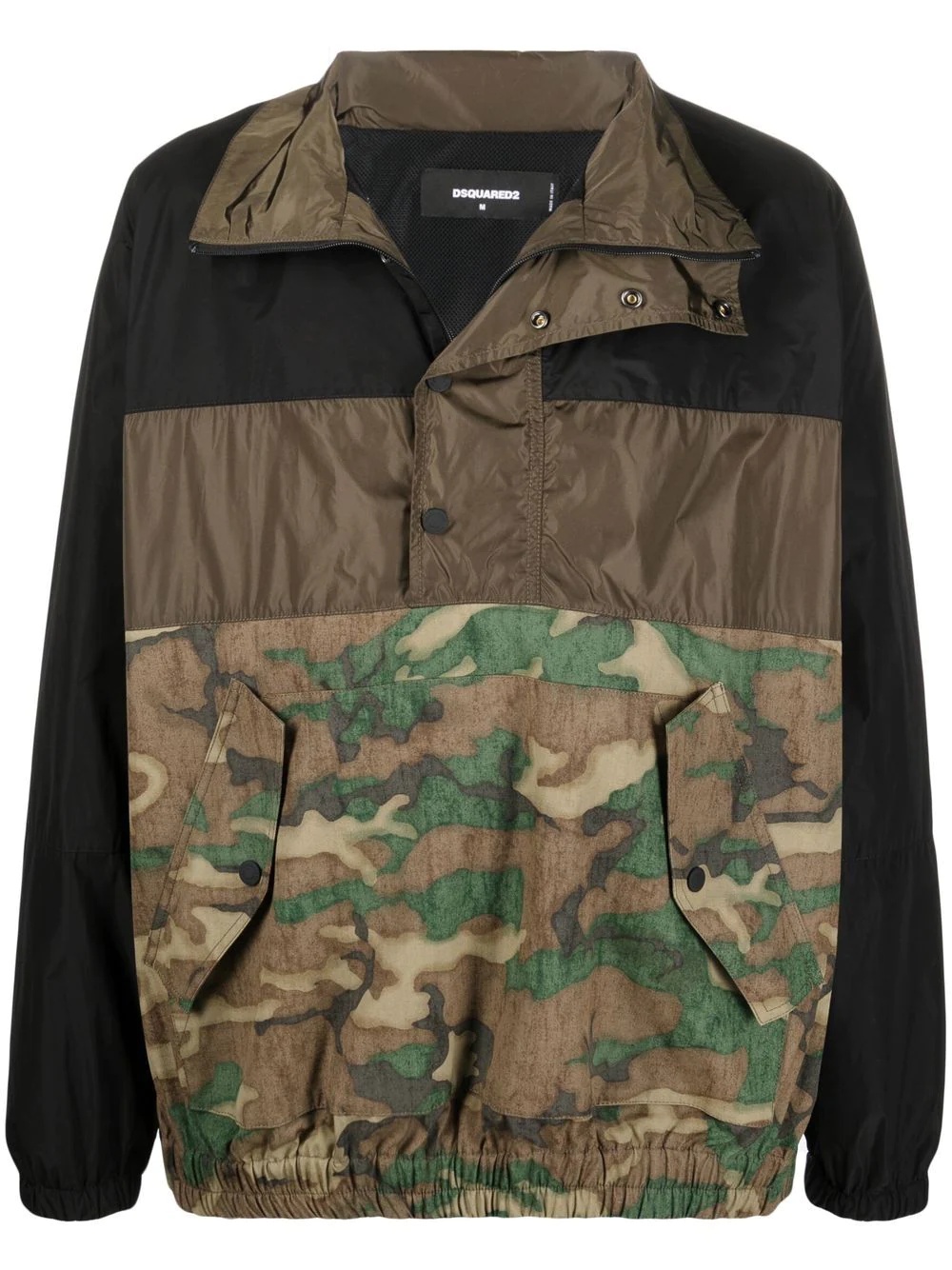 camouflage-print long-sleeve jacket - 1