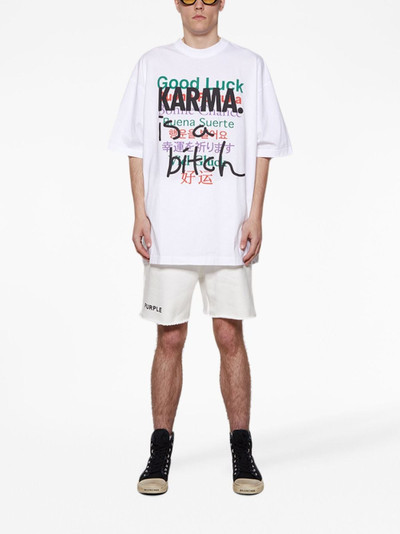 VETEMENTS Good Luck Karma cotton T-shirt outlook