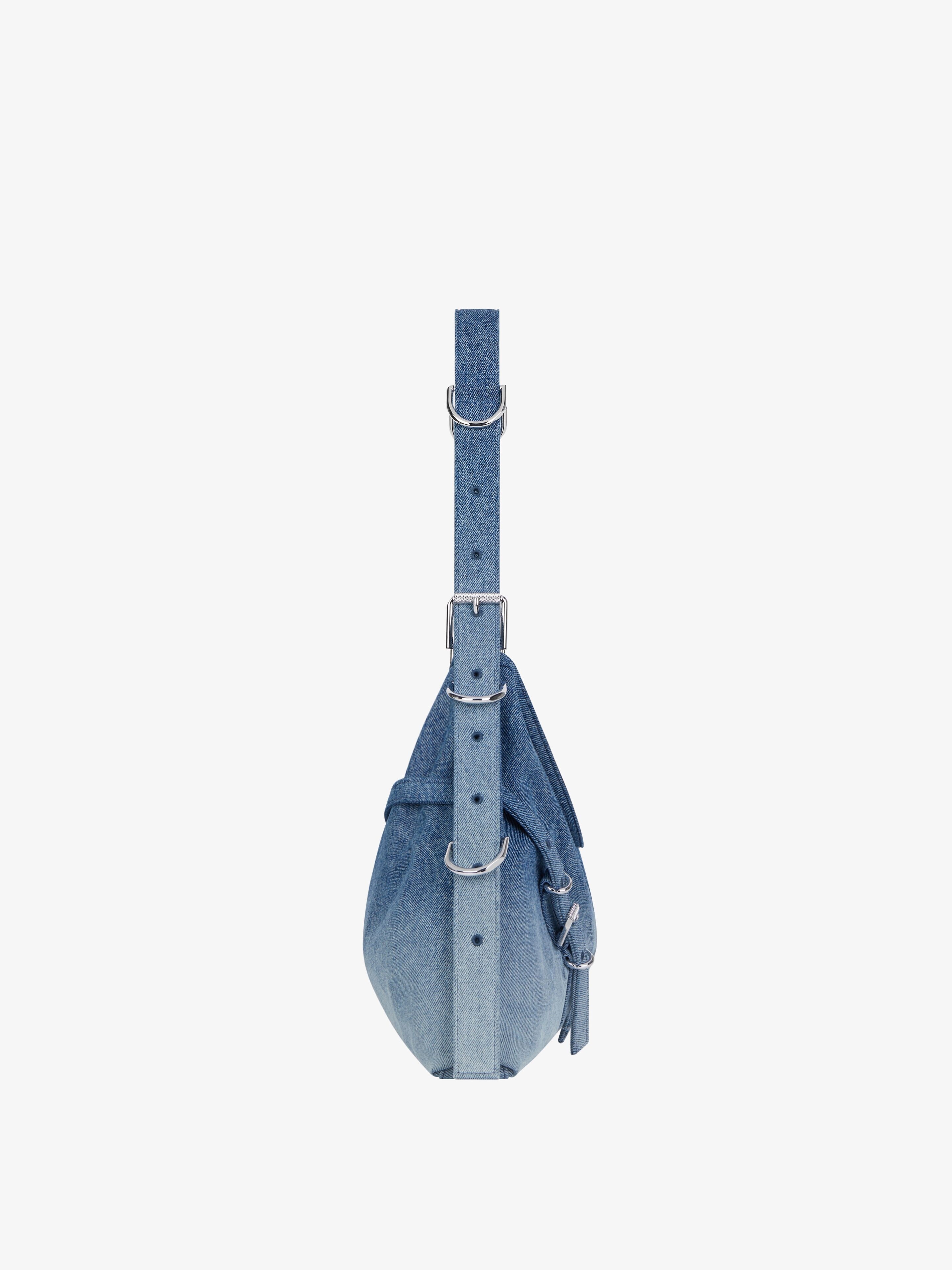 MEDIUM VOYOU BAG IN GRADIENT DENIM - 3