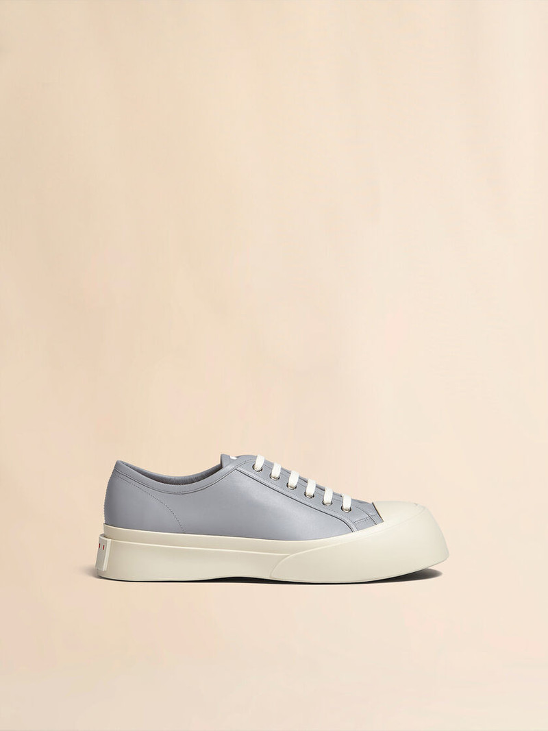 GREY NAPPA LEATHER PABLO SNEAKER 1