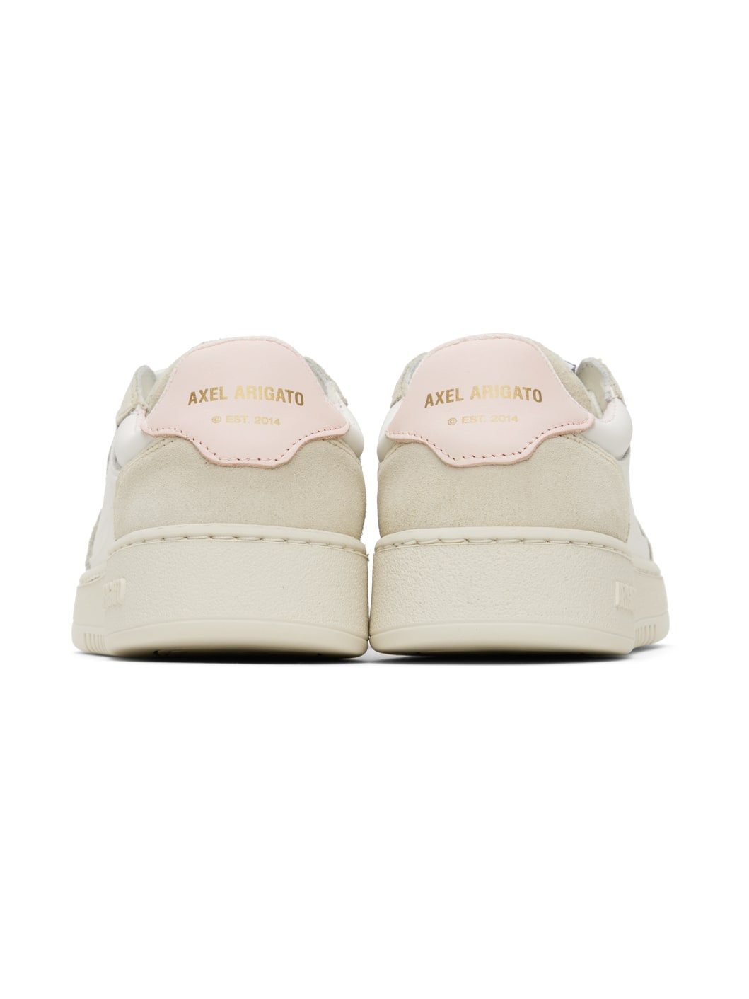 White & Beige Dice Lo Sneakers - 2