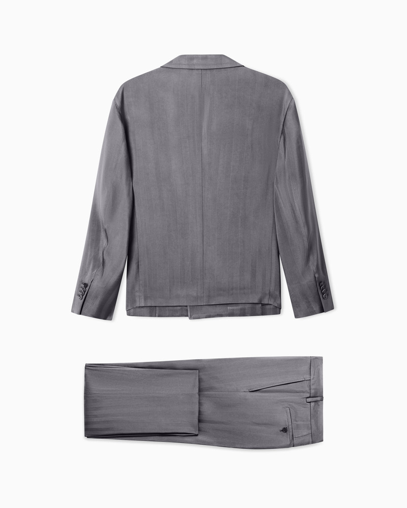 DOUBLE-BREASTED VISCOSE SUIT 3