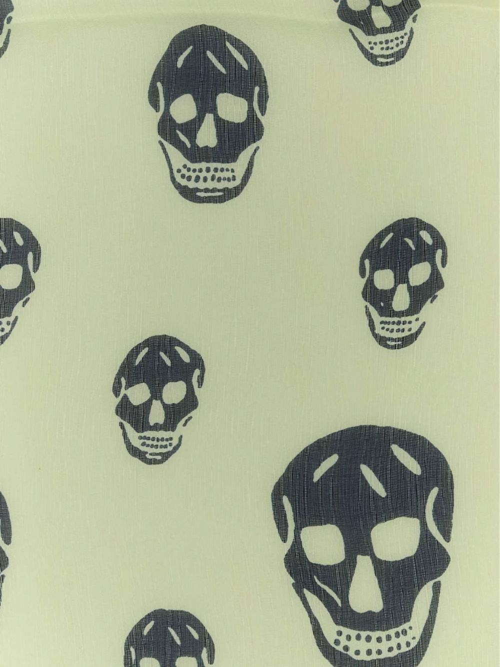 skull-print silk scarf - 3