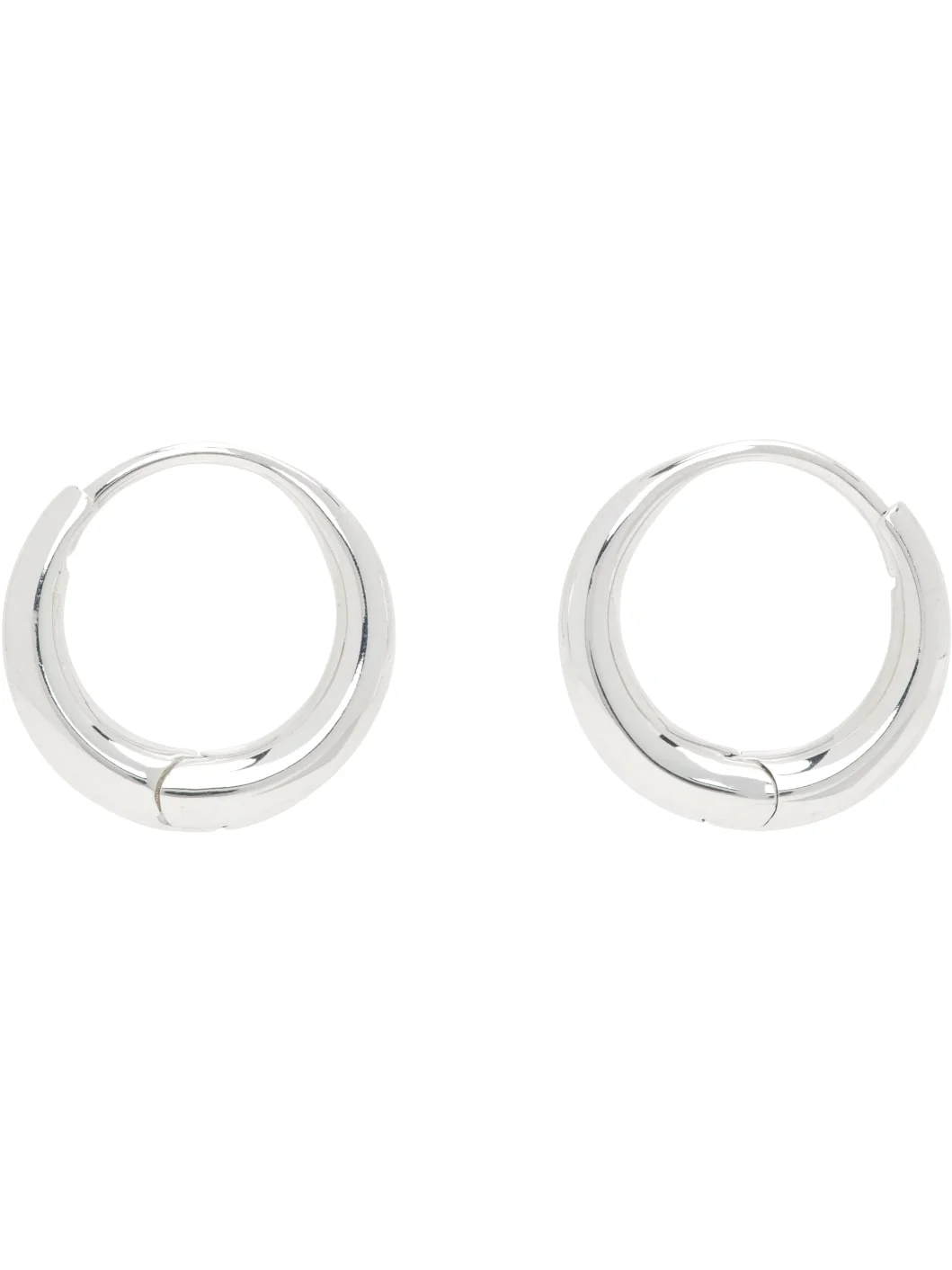 Large Nouveau Hoop Earrings - 1