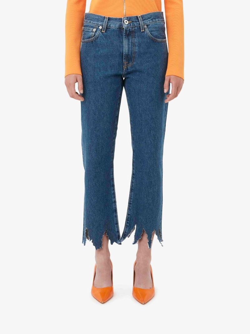 JW Anderson LASERCUT CROPPED JEANS outlook