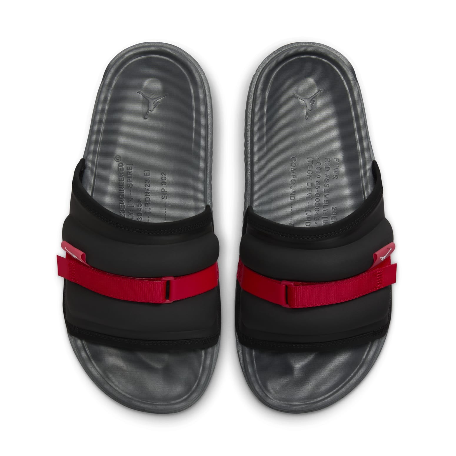 Air Jordan Super Play Slide 'Black Fire Red' DM1683-060 - 3
