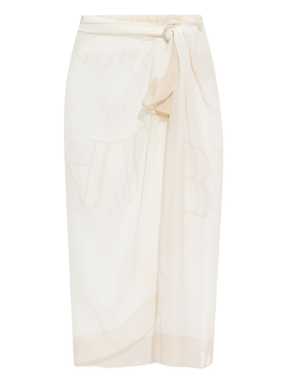 logo-print sarong - 1