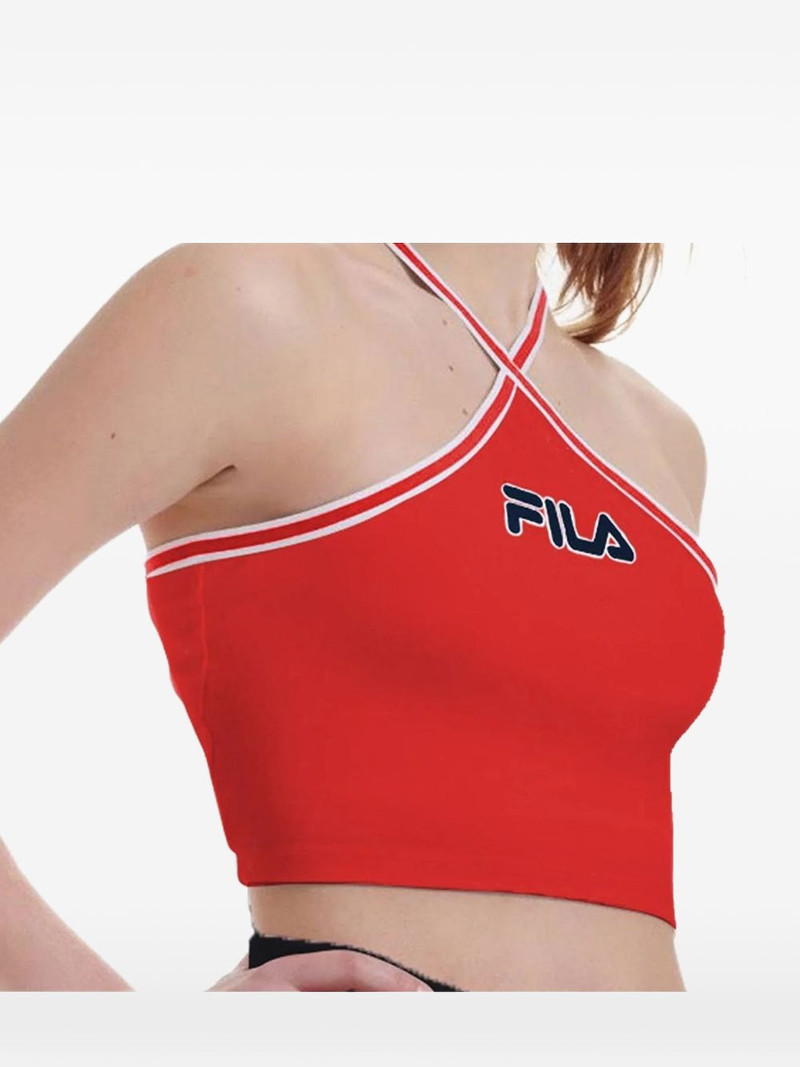 FILA logo-embroidery tank top outlook