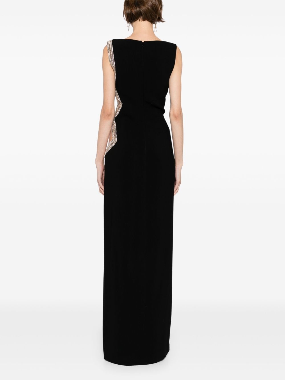 crystal-embellished dress - 4