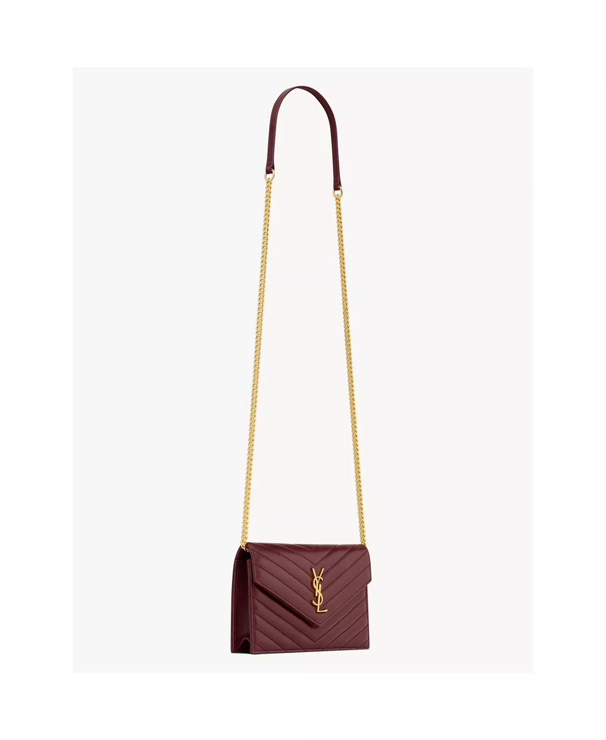 Cassandre Envelope Chain Wallet in Grain Leather - 4
