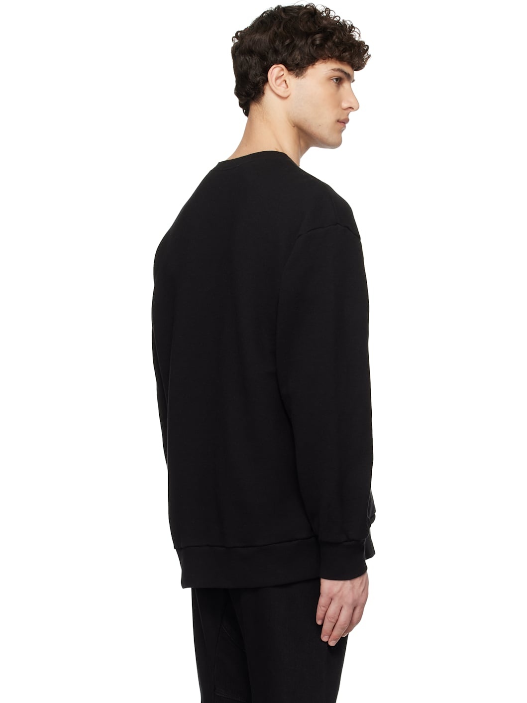 Black French Terry Sweatshirt - 3