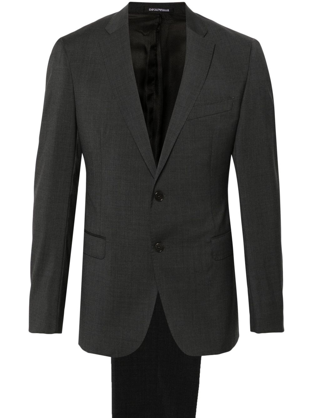 Wool single-breasted suit - 1