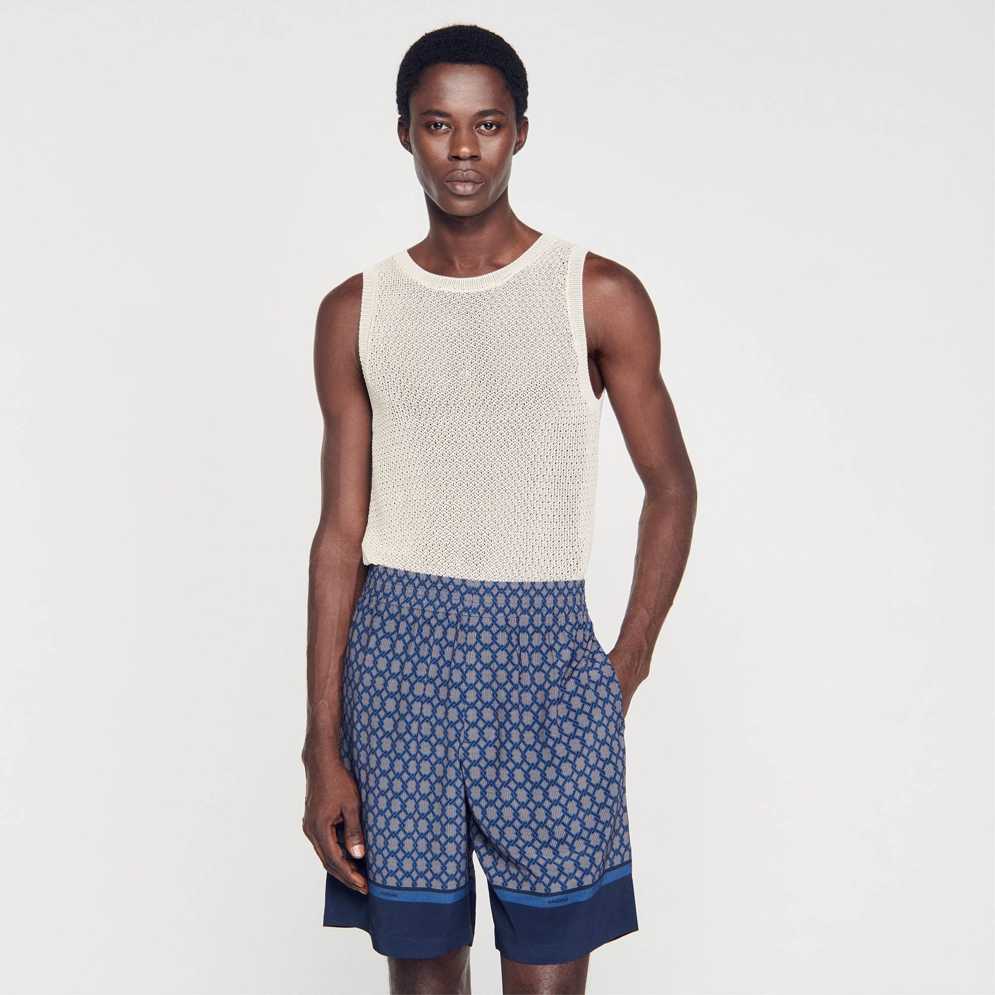 PATTERNED BERMUDA SHORTS - 5