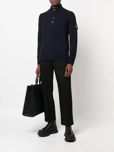 Stone Island Compass-patch jumper outlook