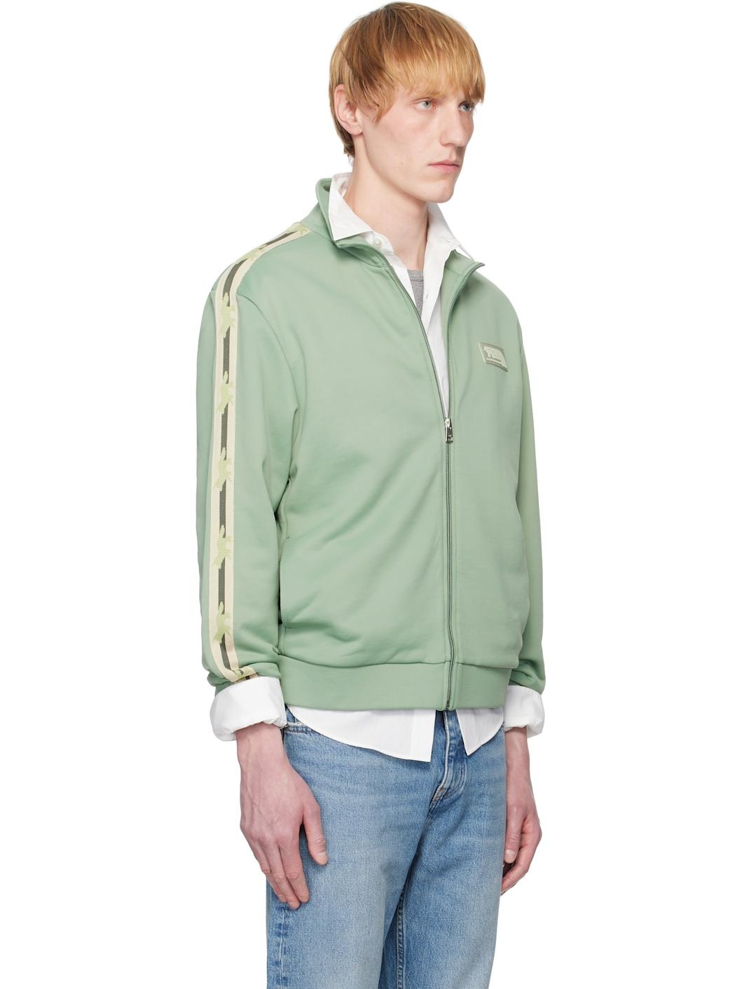 Green Flash Fox Zipped Track Jacket - 2