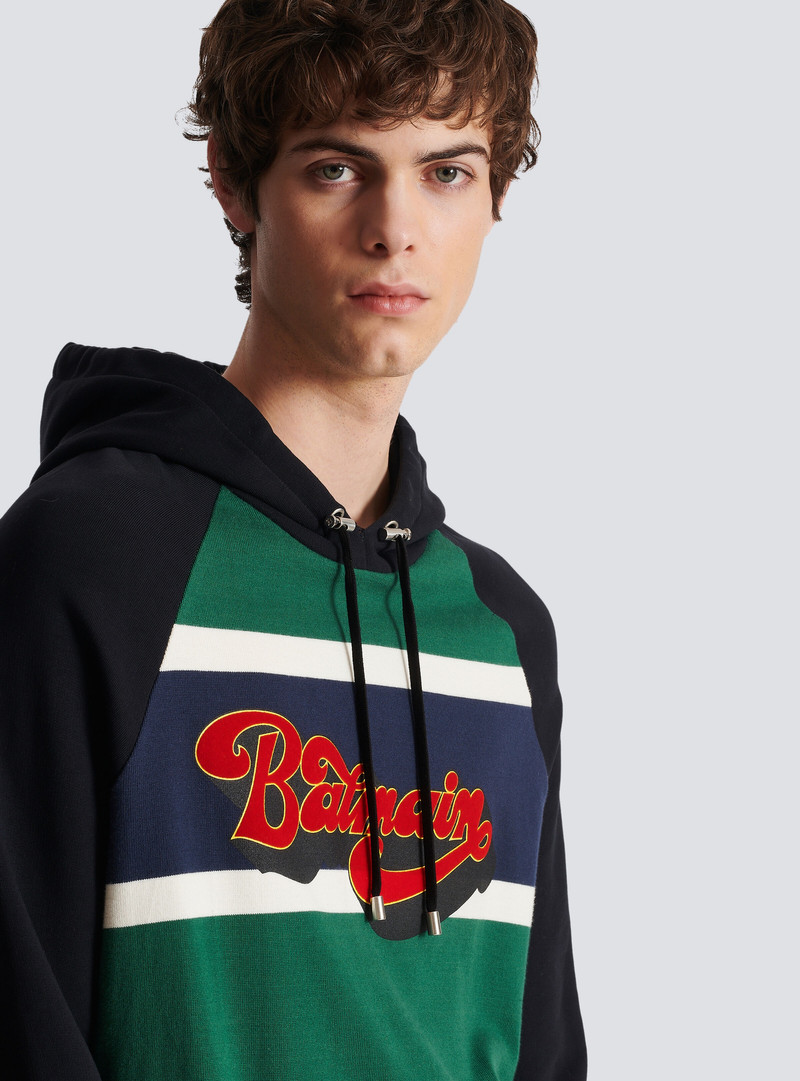 Balmain retro '70s hooded sweatshirt 7