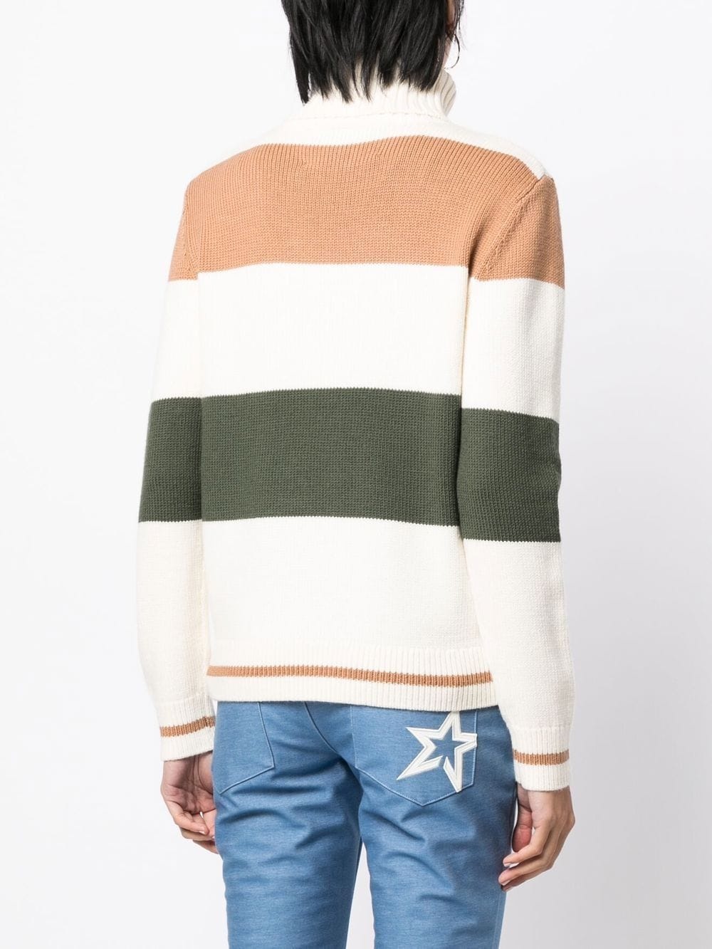 Frostine striped merino jumper - 4