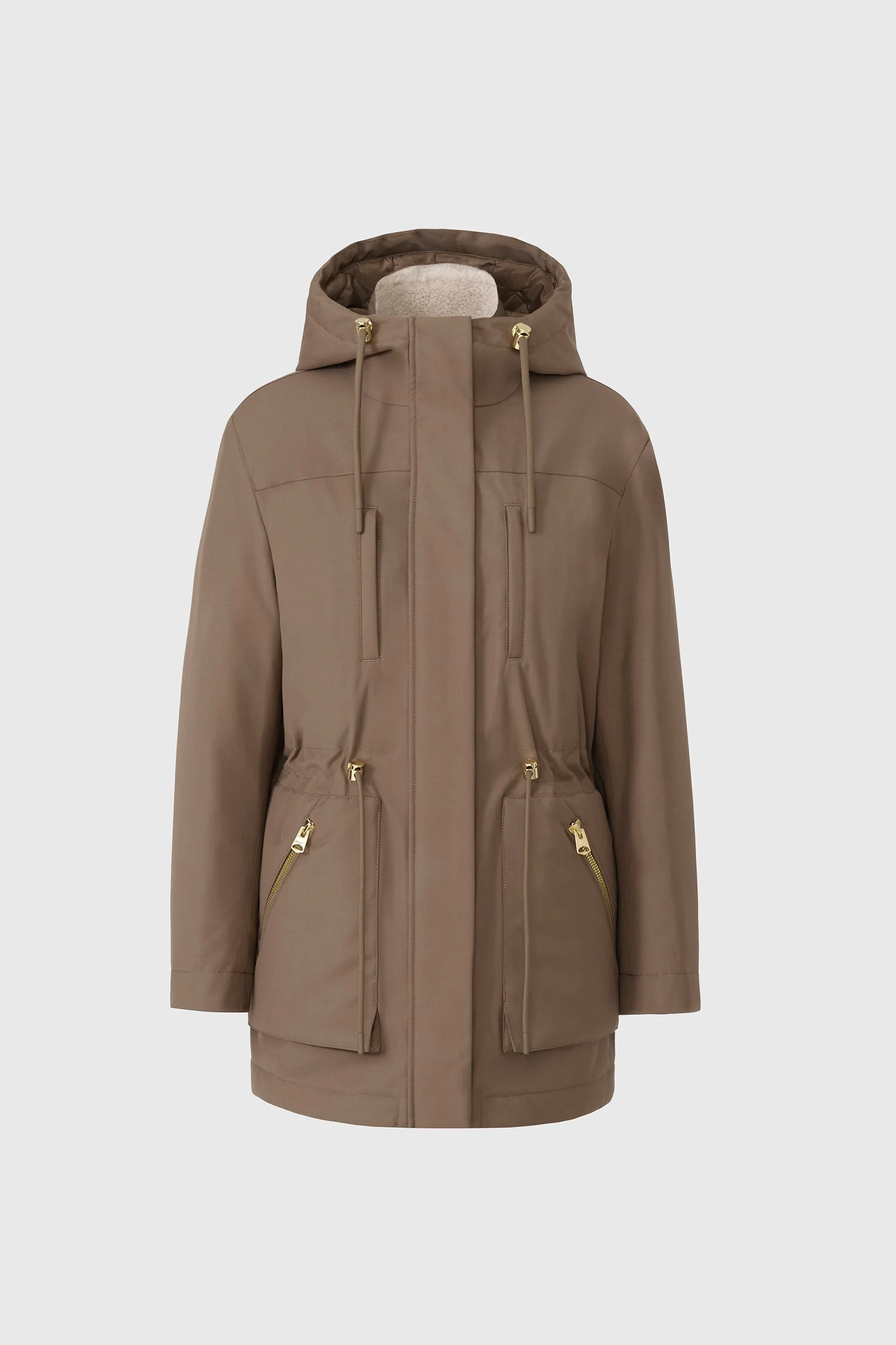MALLORY 3-in-1 technical jacket with down and shearling wearable liner - 1