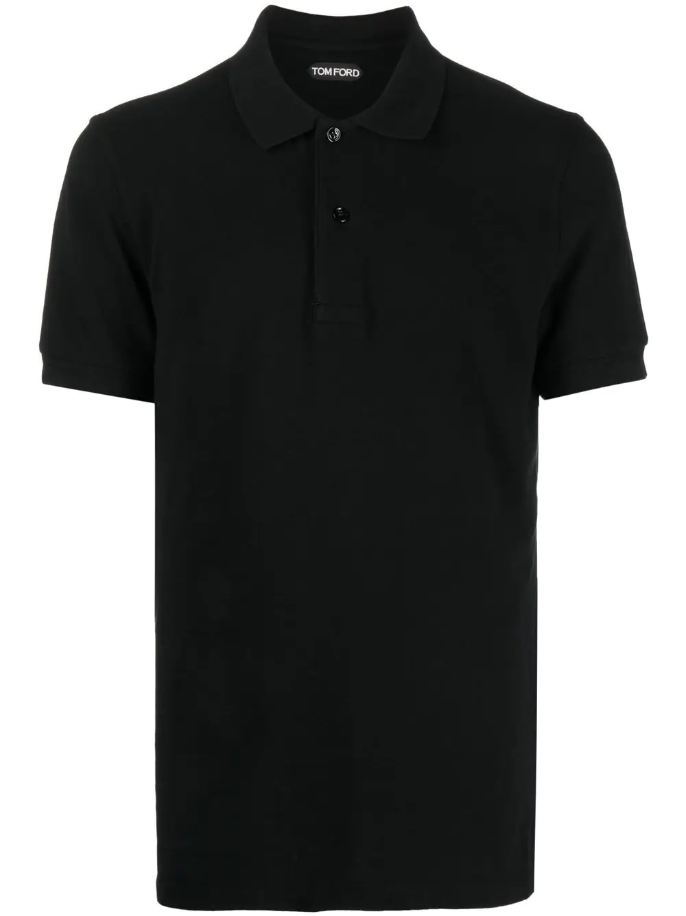 short-sleeve cotton polo shirt - 1