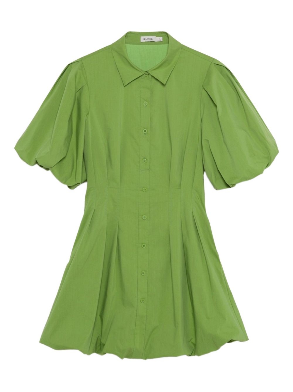 Cleo balloon-sleeve mini dress - 1