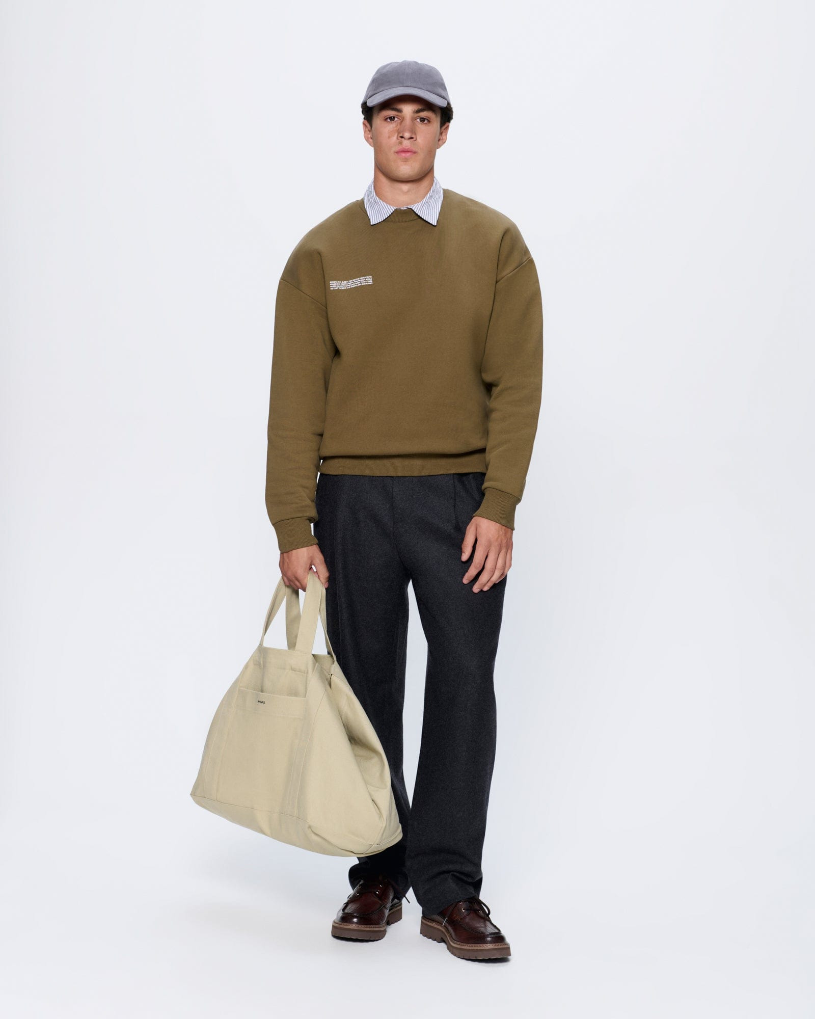 Mens 365 Heavyweight Sweatshirt - Soil Brown - 3