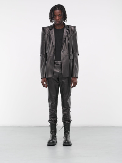 Ann Demeulemeester Edward Leather Trousers outlook