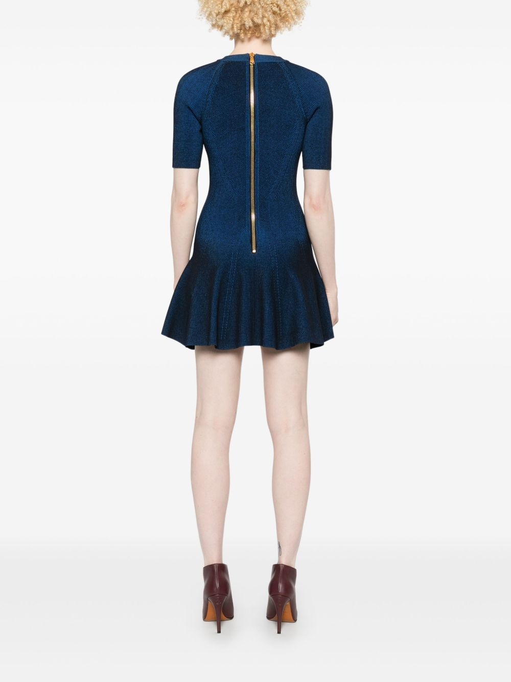 ribbed mini dress - 4