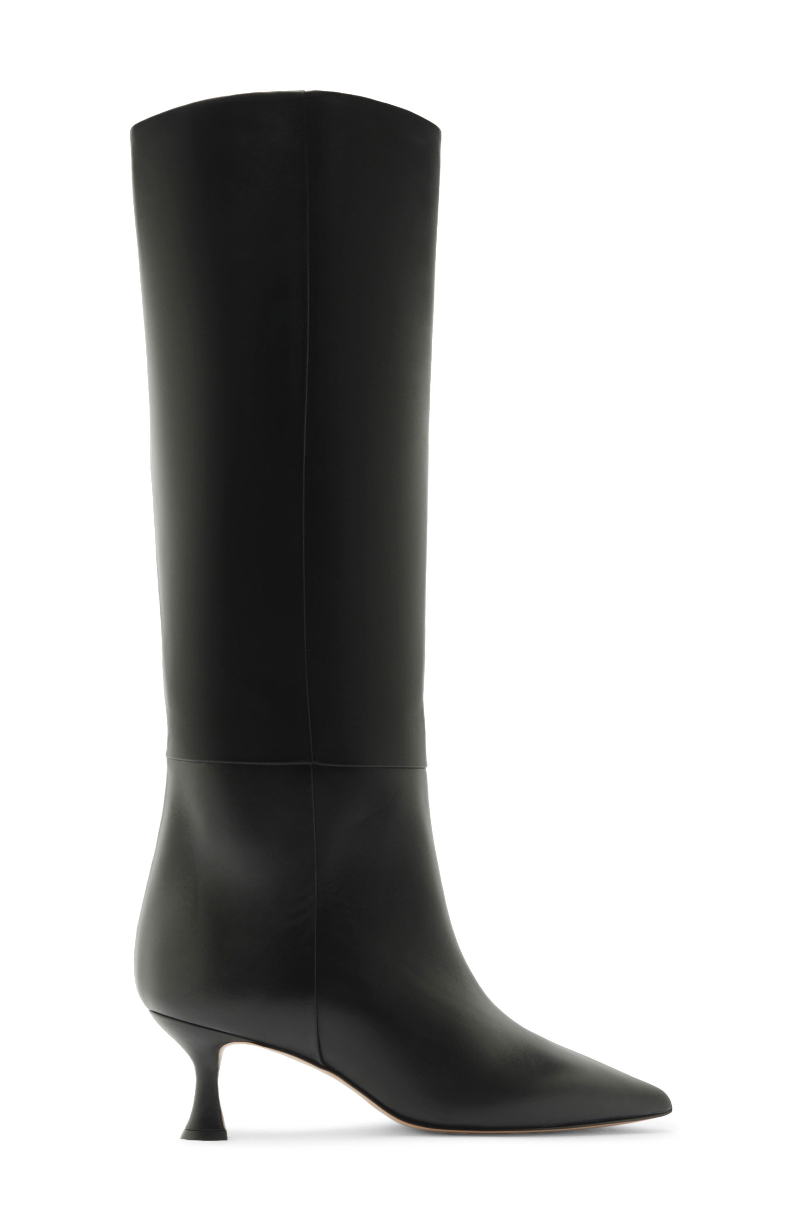 Alexandre Birman Brena Pointed Toe Knee High Boot in Black at Nordstrom - 3