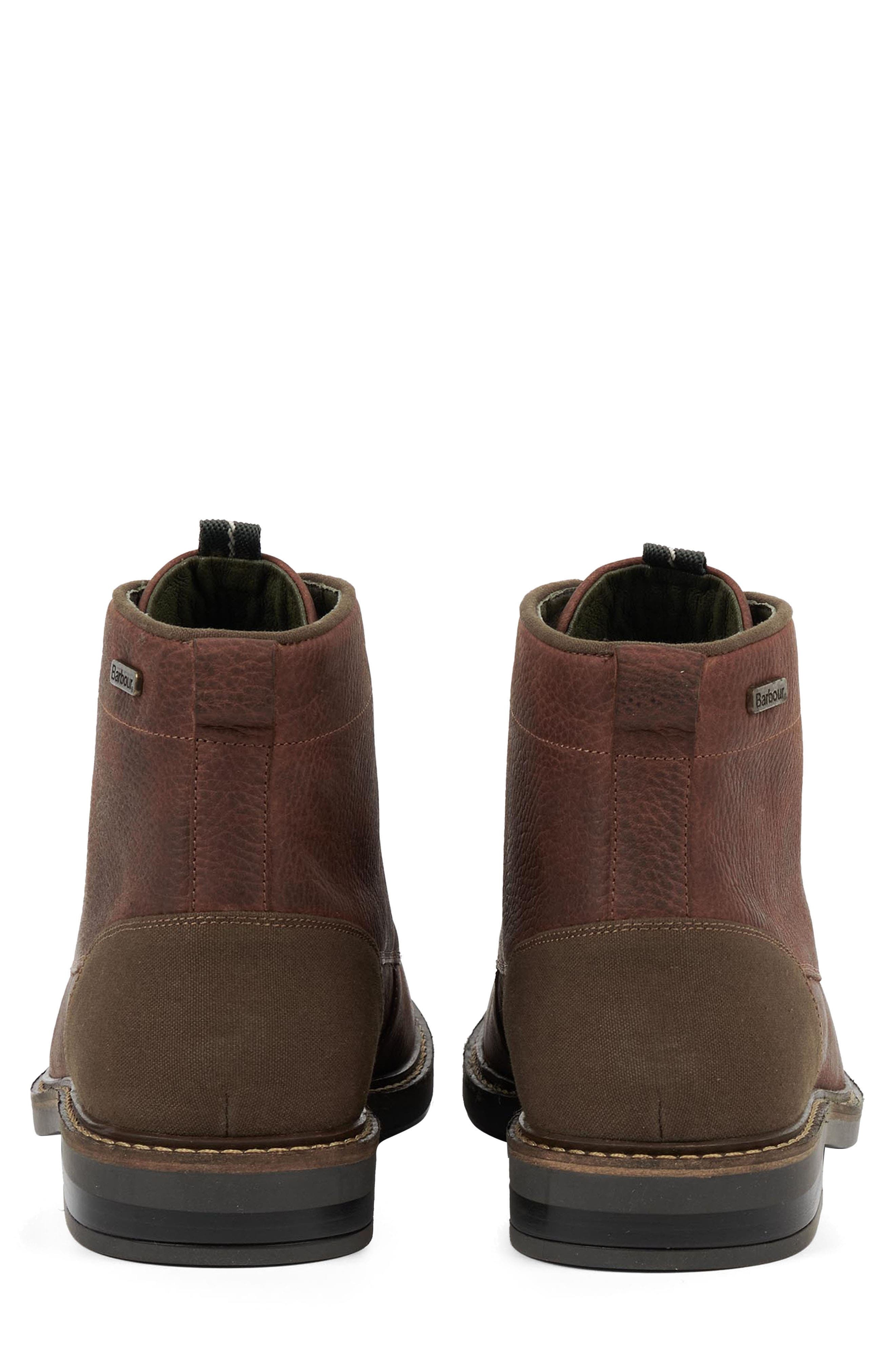 Barbour Deckham Plain Toe Boot in Cedar at Nordstrom - 4