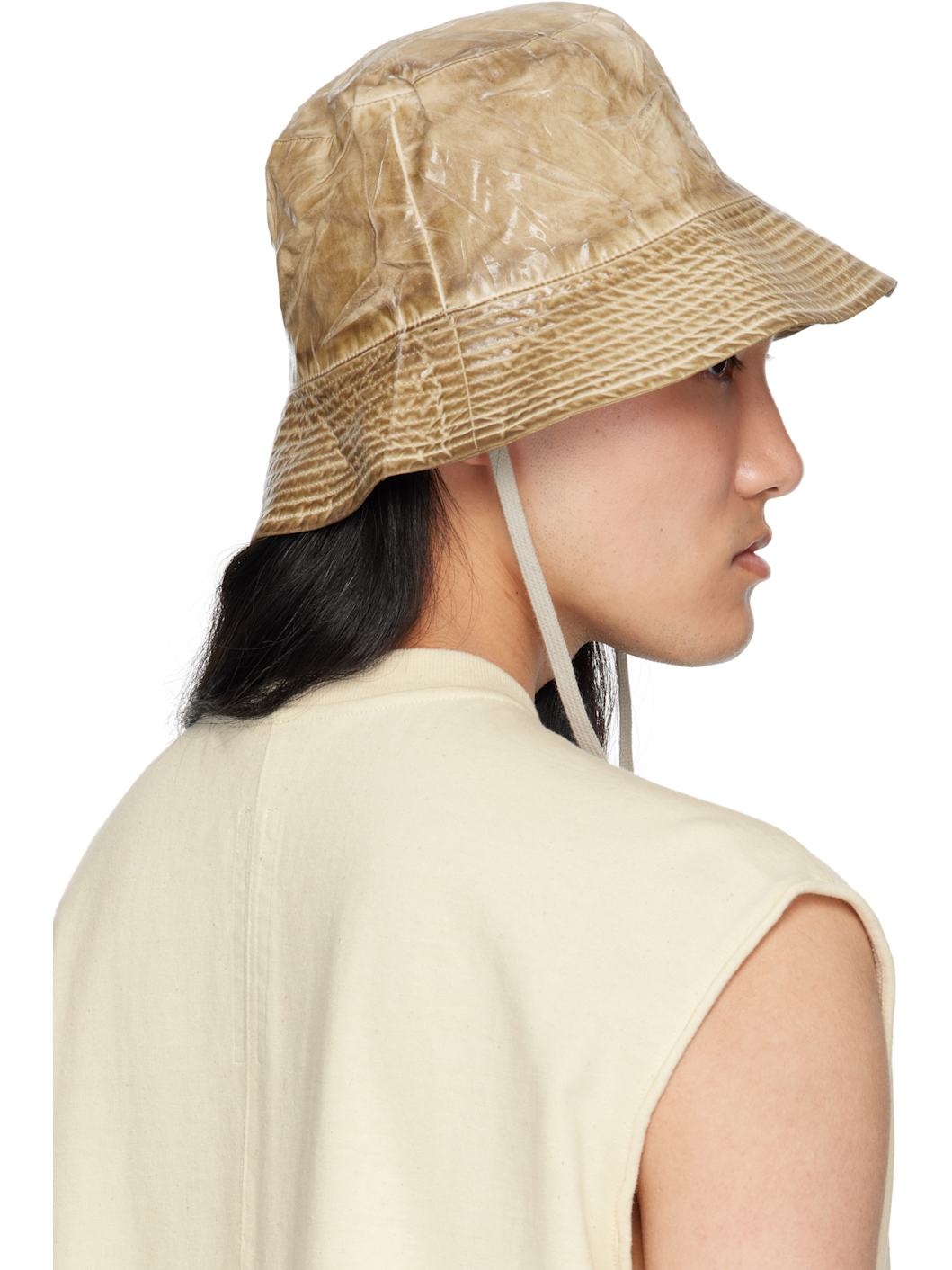 Beige 'Hollywood' Gilligan Bucket Hat - 3