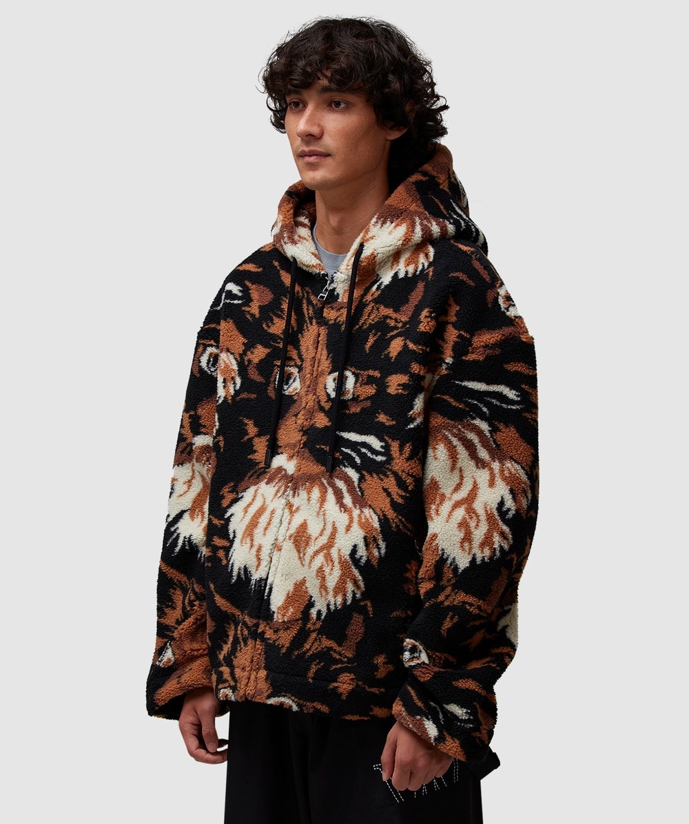 Fleece hooded jacket - 2