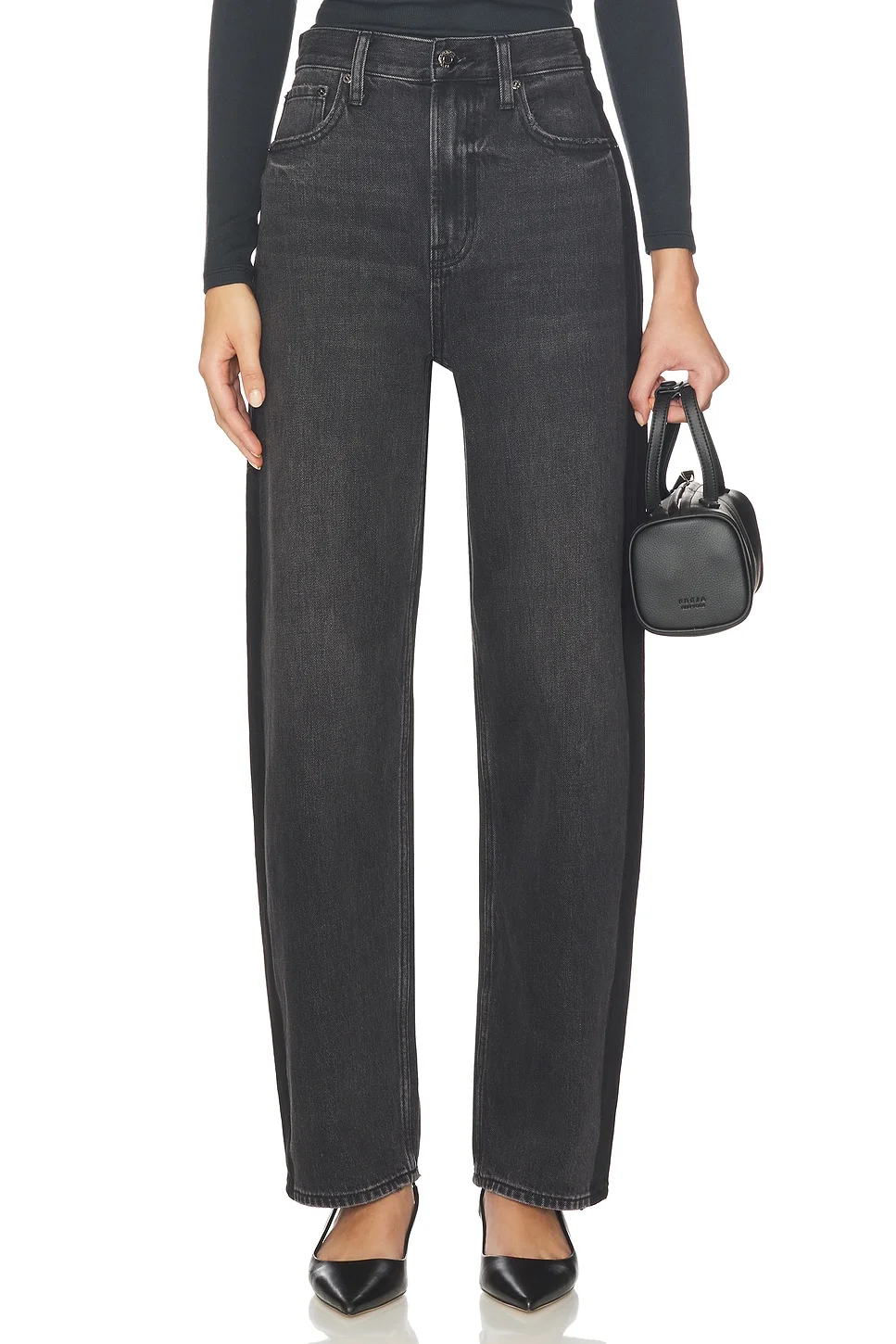 Wes High Rise Barrel Jeans - 1