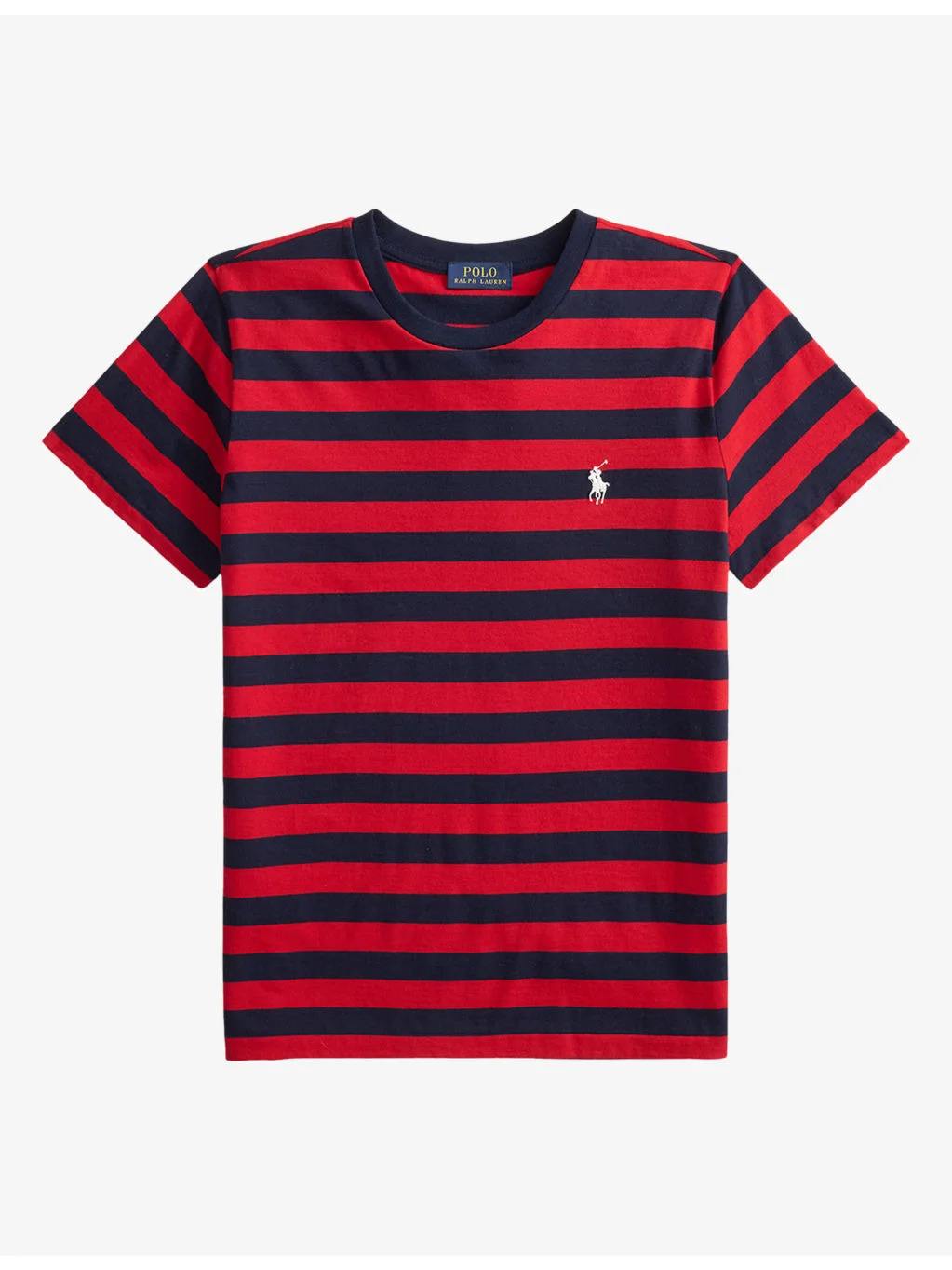 Stripe-Print Cotton-Jersey T-Shirt - 1