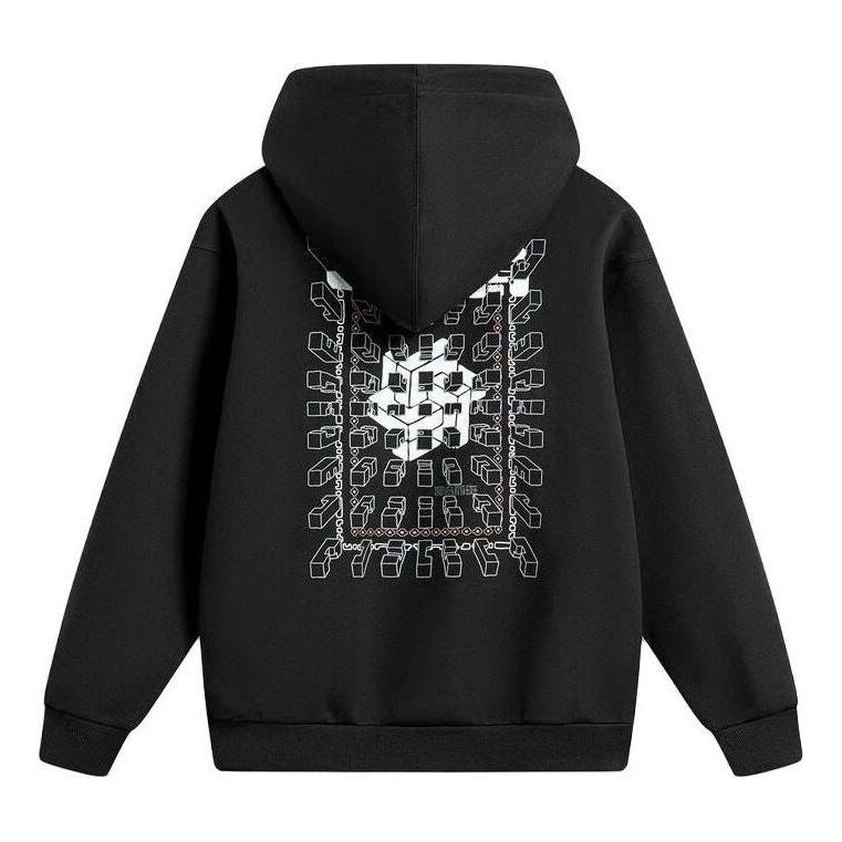 Li-Ning Chinese Culture Graphic Hoodie 'Black' AWDT899-3 - 2