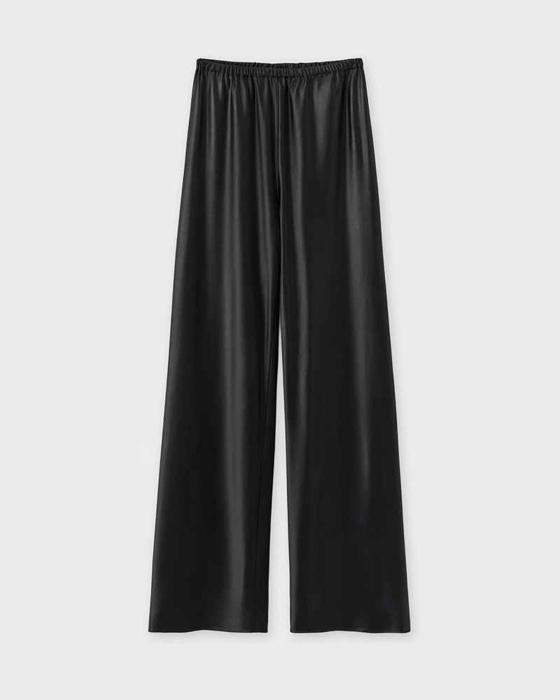 Trousers Bias Satin Pants Black 1