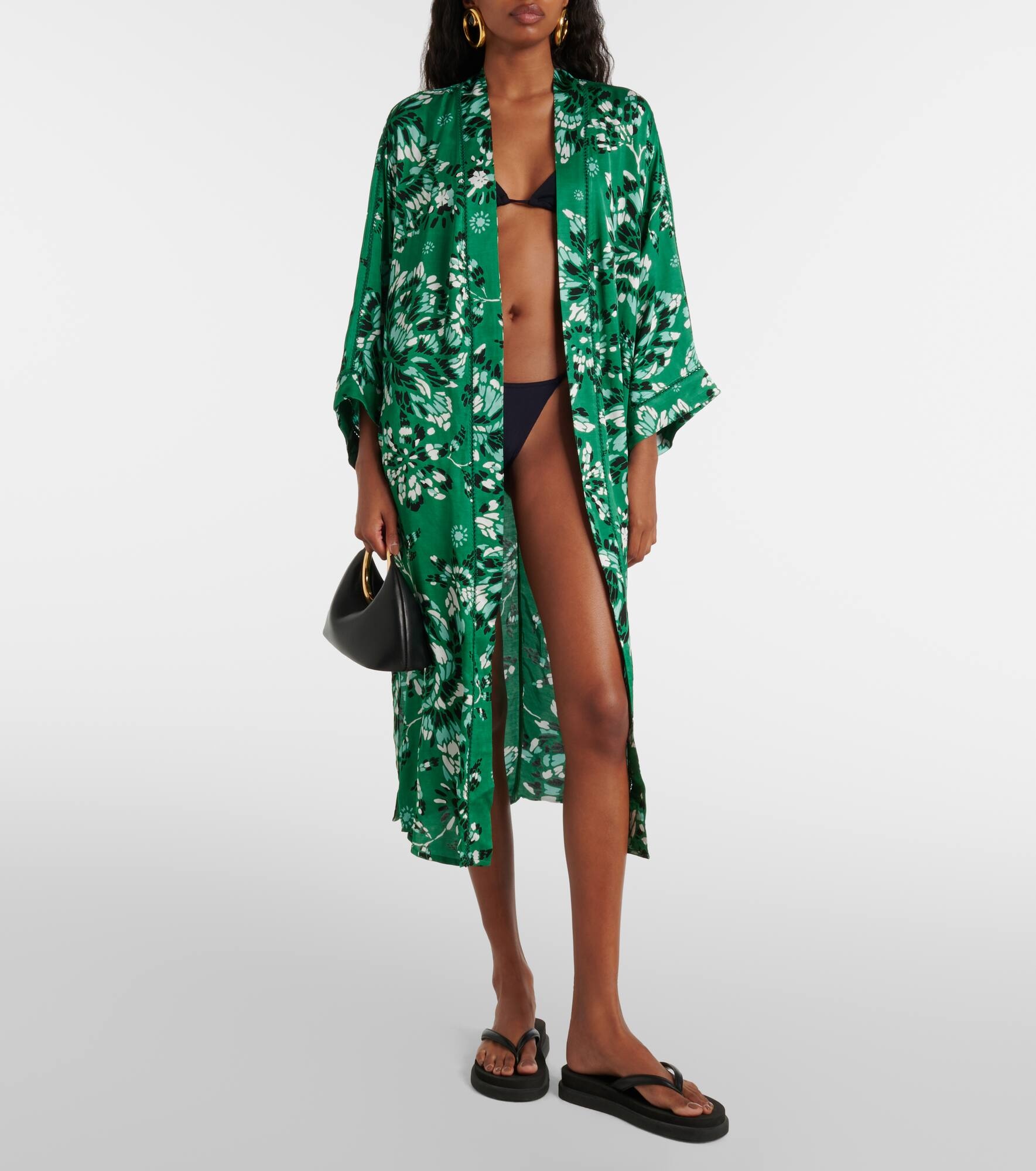 Erica floral beach cover-up - 2