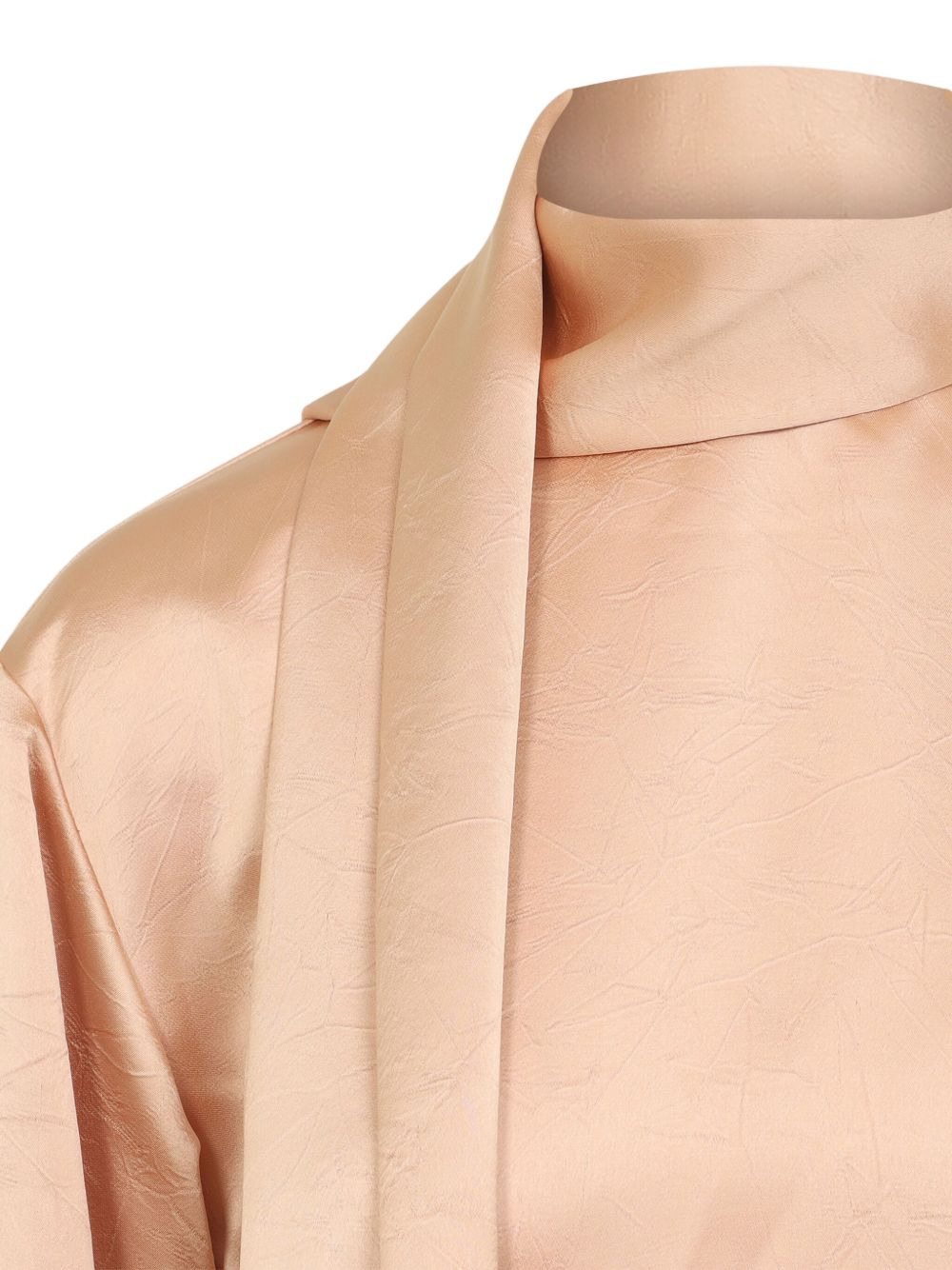scarf-neck dress - 3