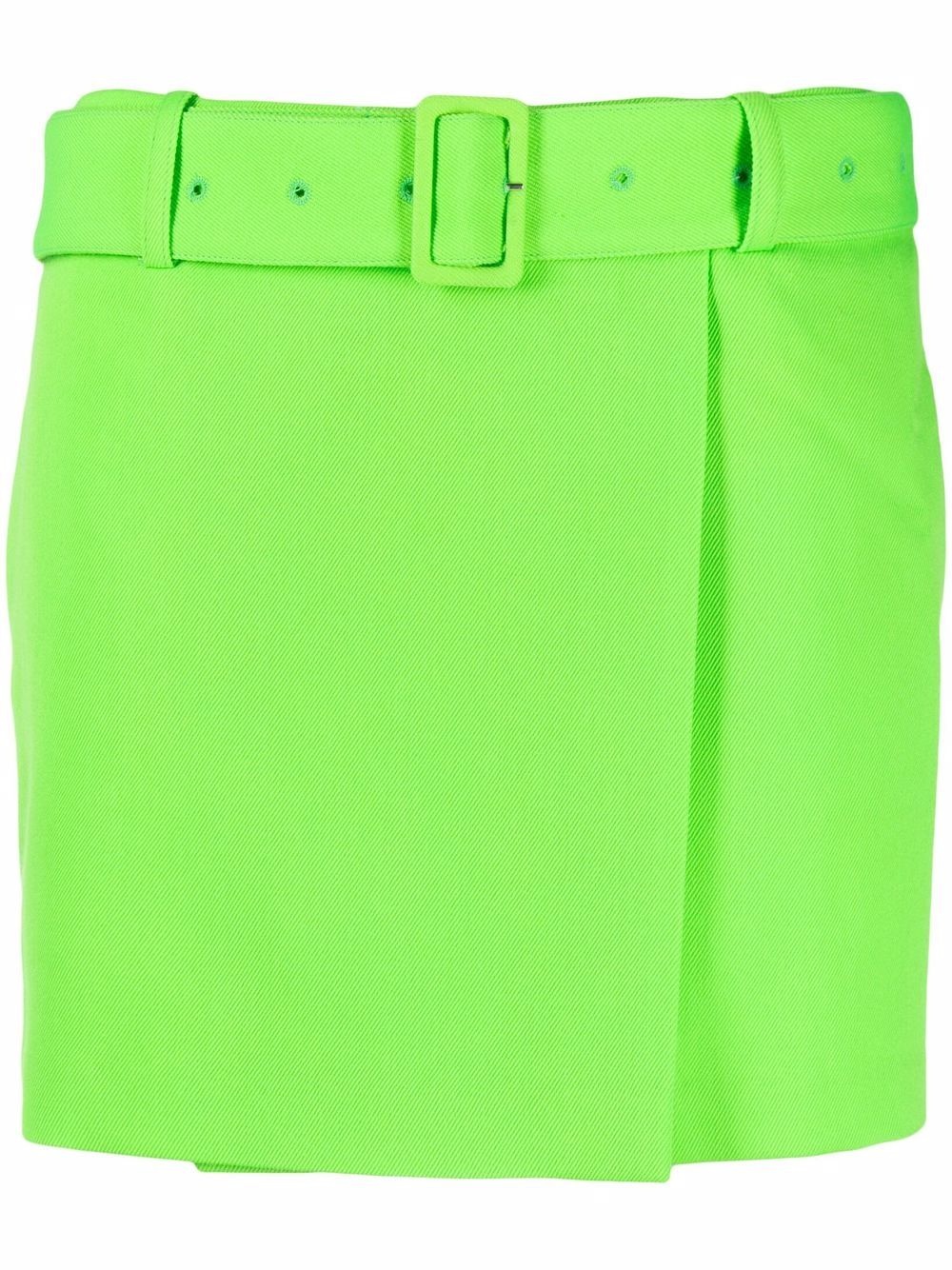 high-waisted belted miniskirt - 3