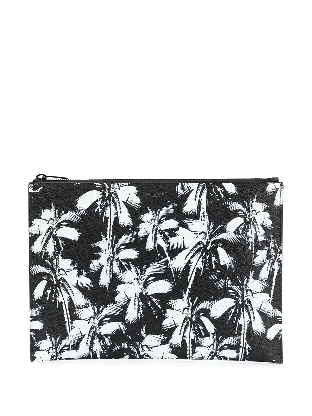 palm tree print clutch - 1