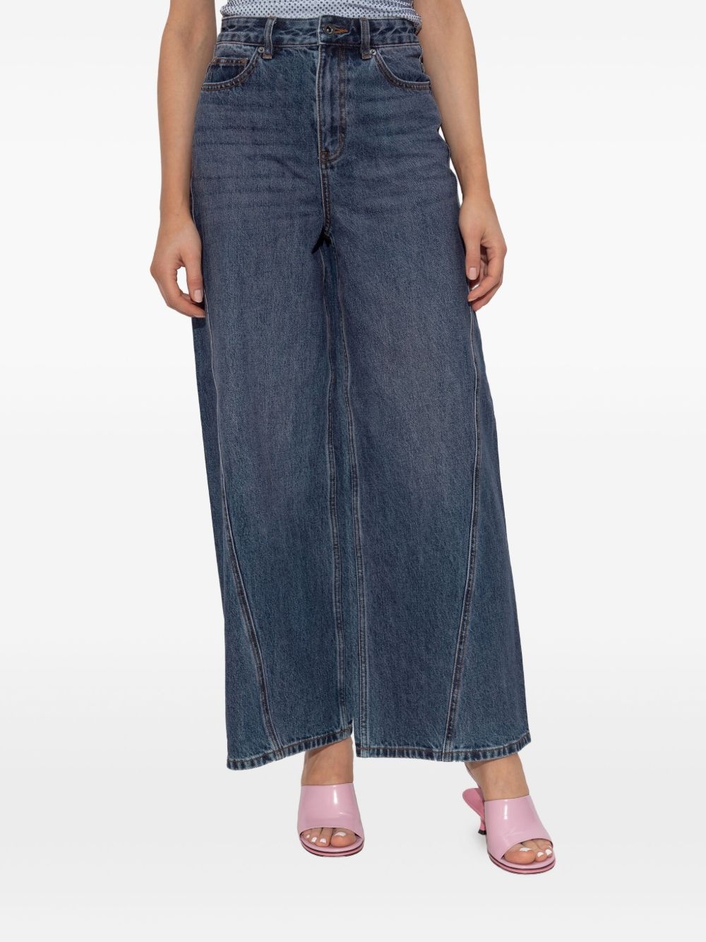 wide-leg jeans - 3