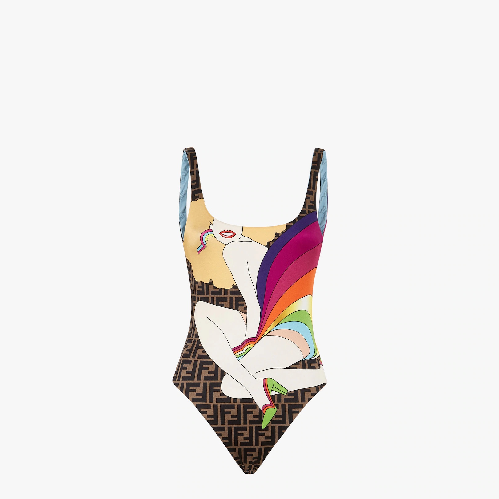 Multicolor Lycra® swimsuit - 1