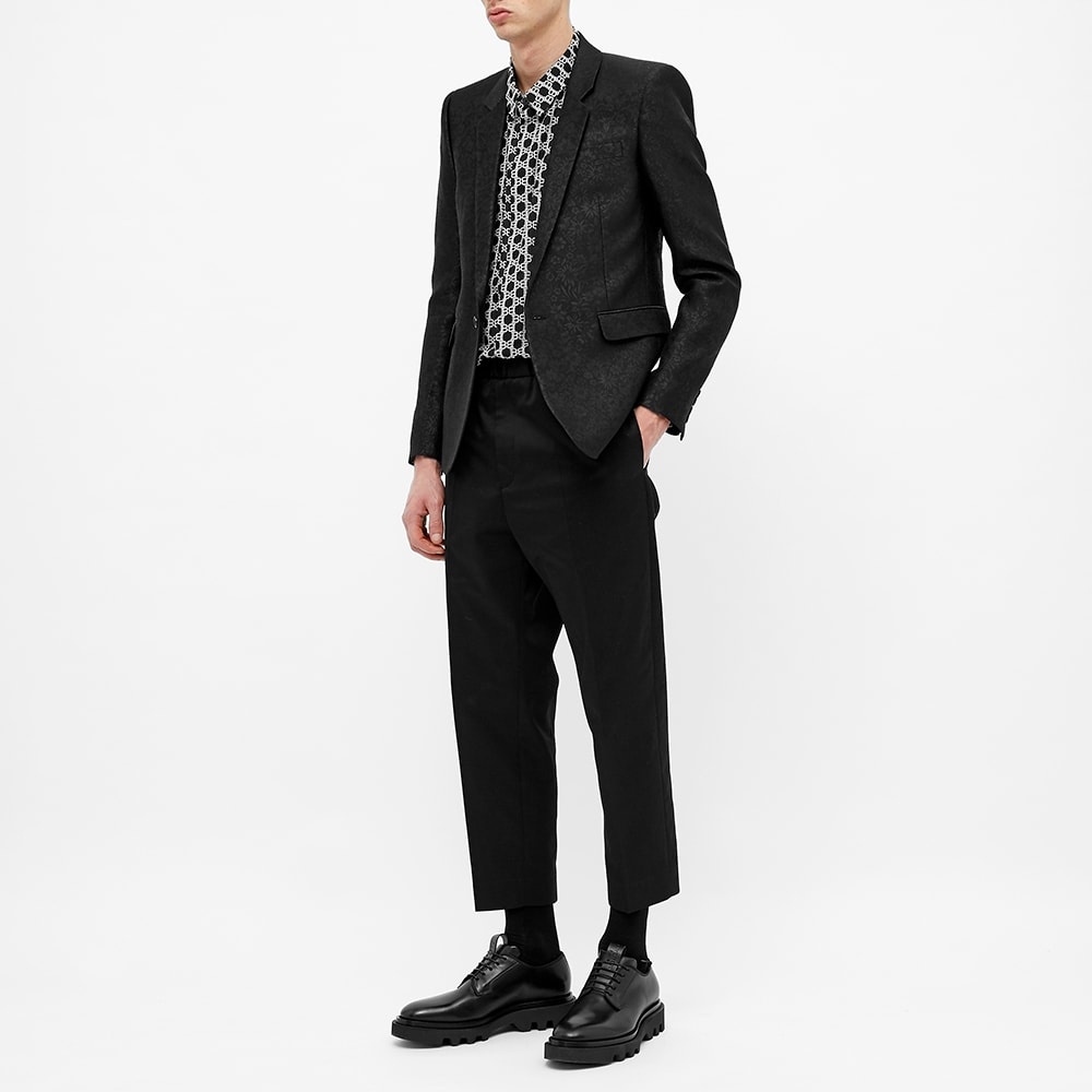 Saint Laurent Jacquard 1 Button Blazer - 6